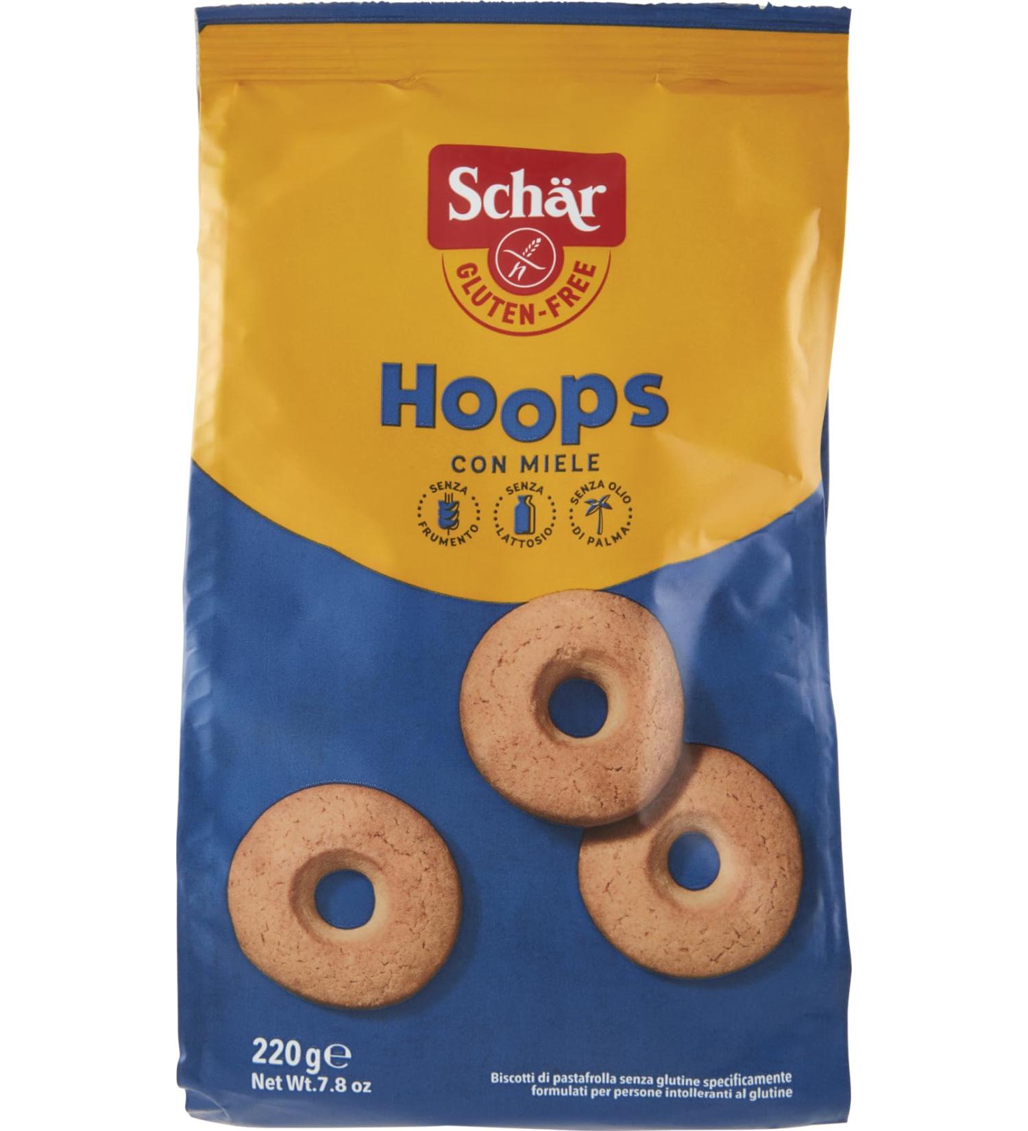 Schar Hoops Biscotti Senza Glutine 220 g - Buy Online on GoSupps.com