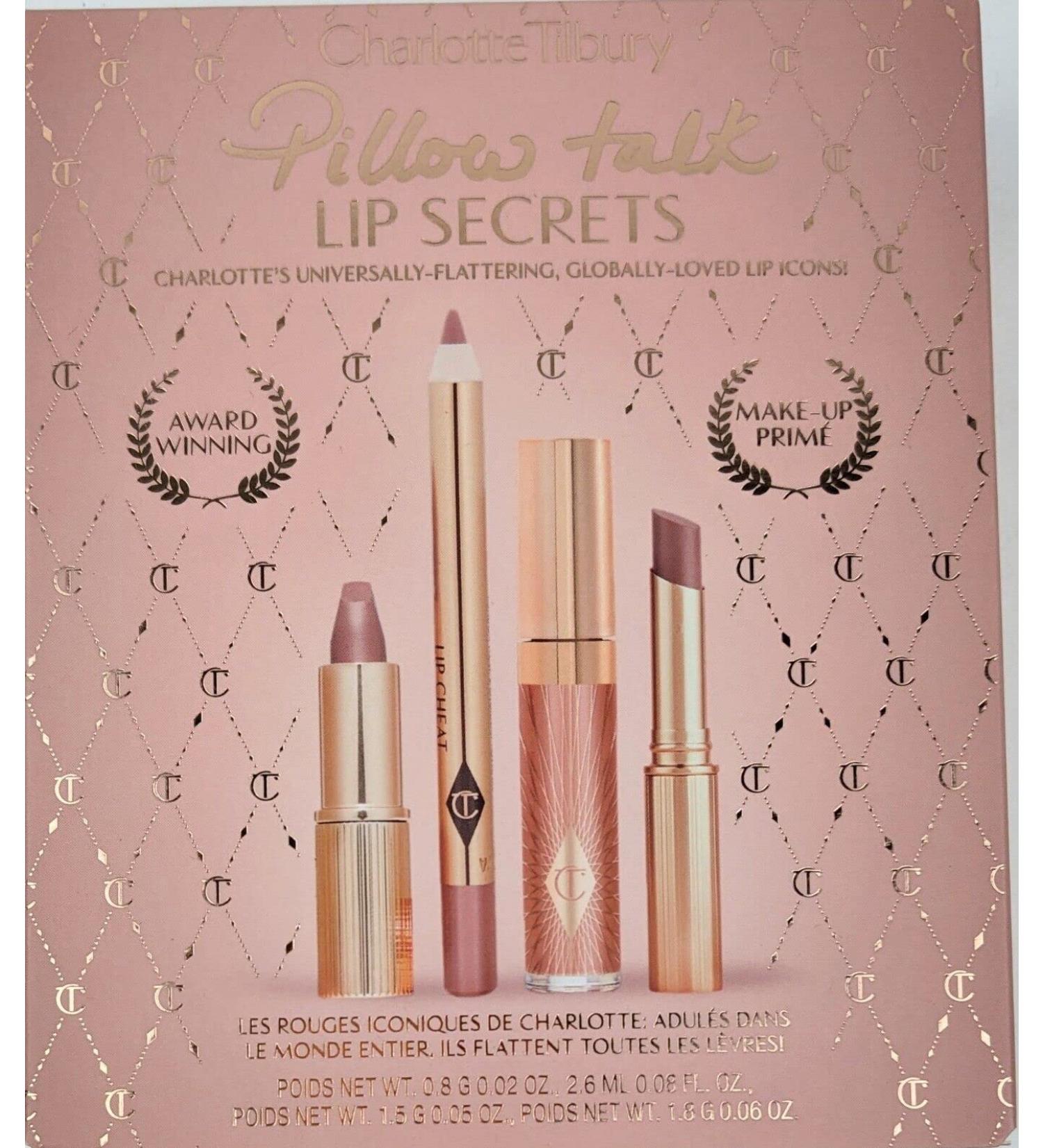 Charlotte Tilbury Pillow Talk Lip Kit - Lip Cheat, Matte Revolution, Collagen Lip Bath - Buy Online on GoSupps.com