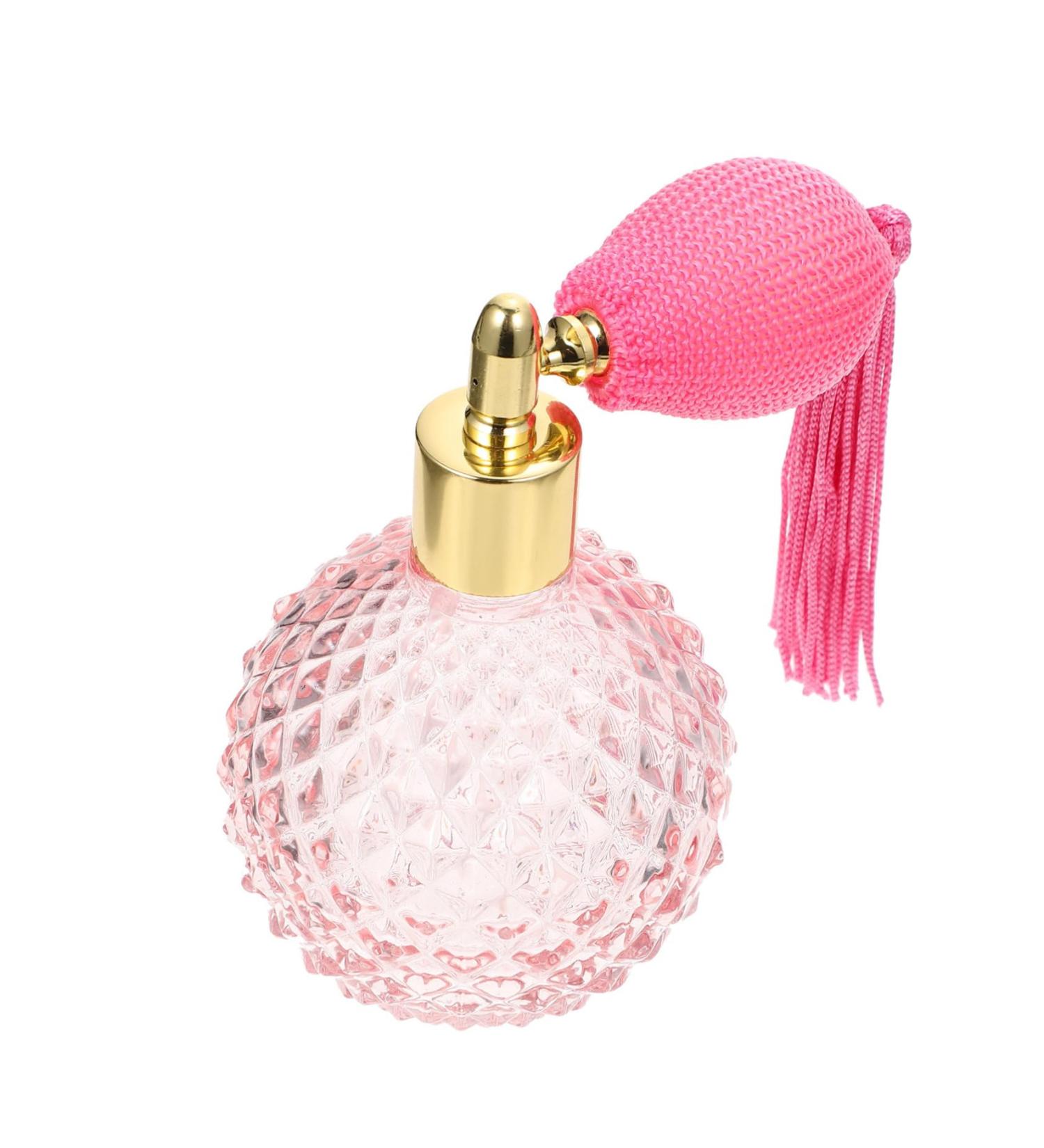 POPETPOP Empty Spray Bottle Clear Container Glitter Containers Pineapple Perfume Crystal Perfume Dispenser Container 100ml Perfume Bottle Terrariums Antique Fashion Pink Glass Travel - Buy Online on GoSupps.com