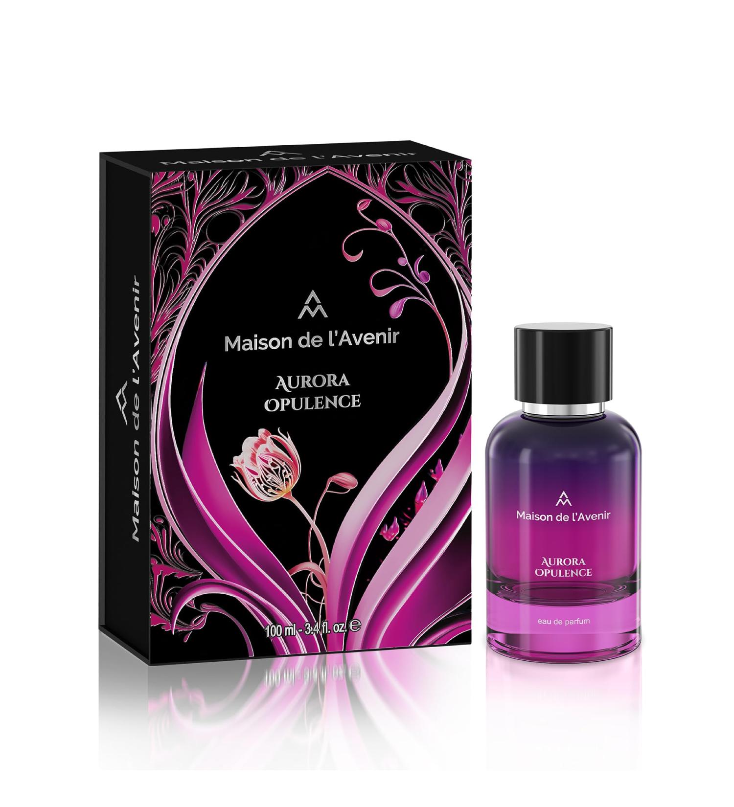 Maison de l'Avenir Aurora Opulence - with notes of Rose Jasmine and Honeycomb - Unisex - Romantic Perfume for Women - Luxury Cologne for Men - Long Lasting - Fine Niche Fragrance - Buy Online on GoSupps.com