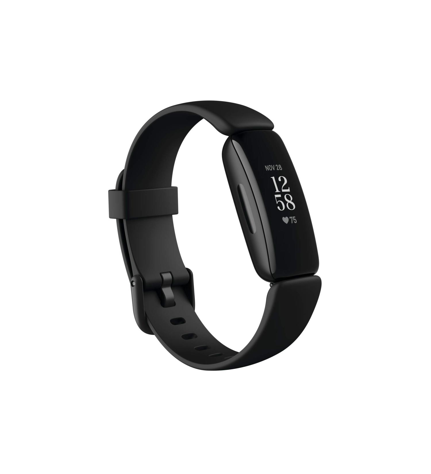 Fitbit Inspire 2 Health & Fitness Tracker with a Free 1-Year Fitbit Premium Trial 24/7 Heart Rate Black/Black One Size (S & L Bands Included) - Buy Online on GoSupps.com