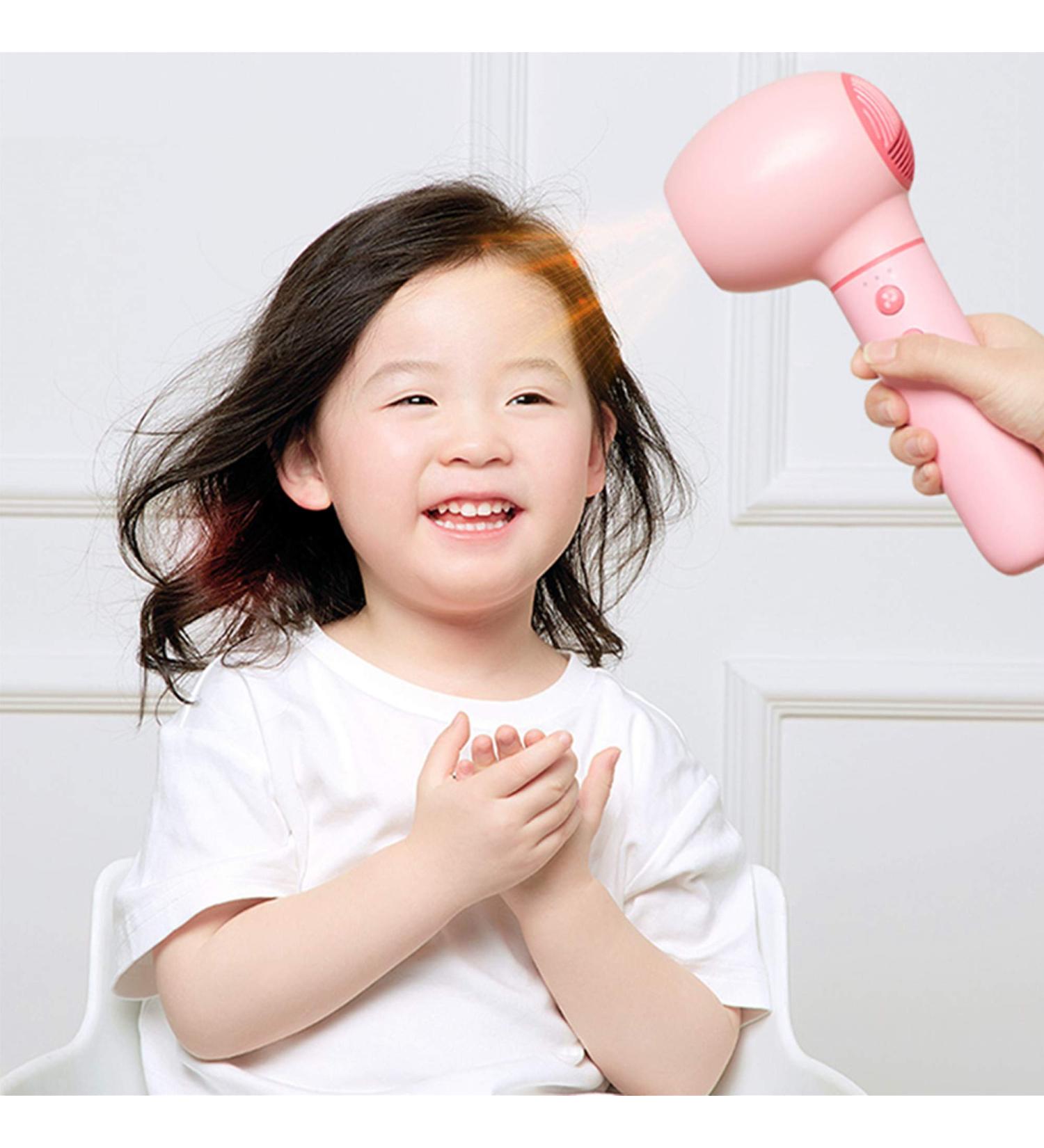 Hair Dryer w/USB Charging Base Cordless Cool & Hot Air Hair Dryer Wireless Hair Dryer Rechargeable Blow Dryer Suitable for Indoor Outdoor Camping Travel Pink - Buy Online on GoSupps.com
