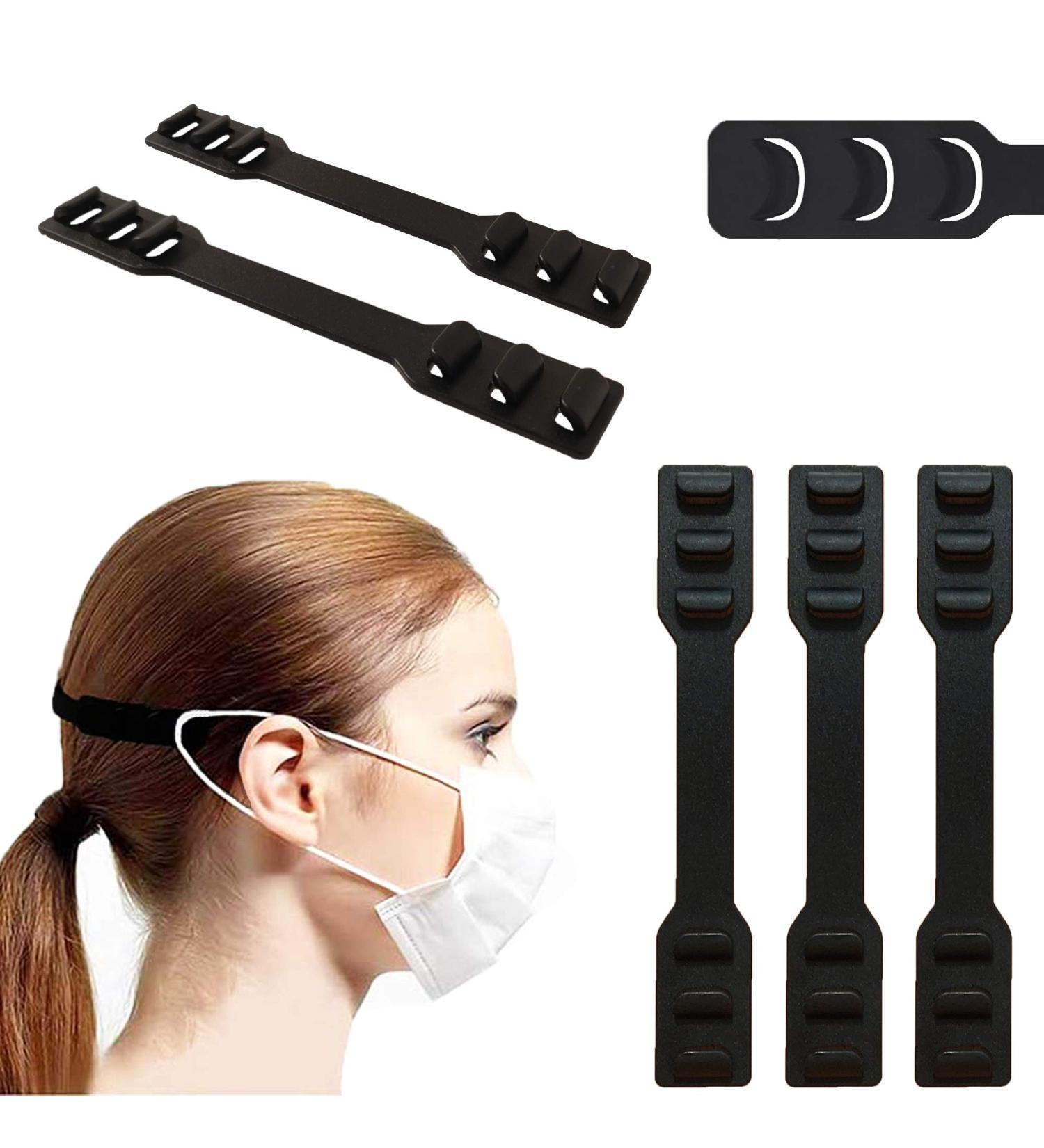 LAC Anti-Slip Ear Mask Hooks - 10 Pieces for Adults and Children - Adjustable and Prevents Ear Pain - 3 Sizes for Comfortable Fit - Buy Online on GoSupps.com