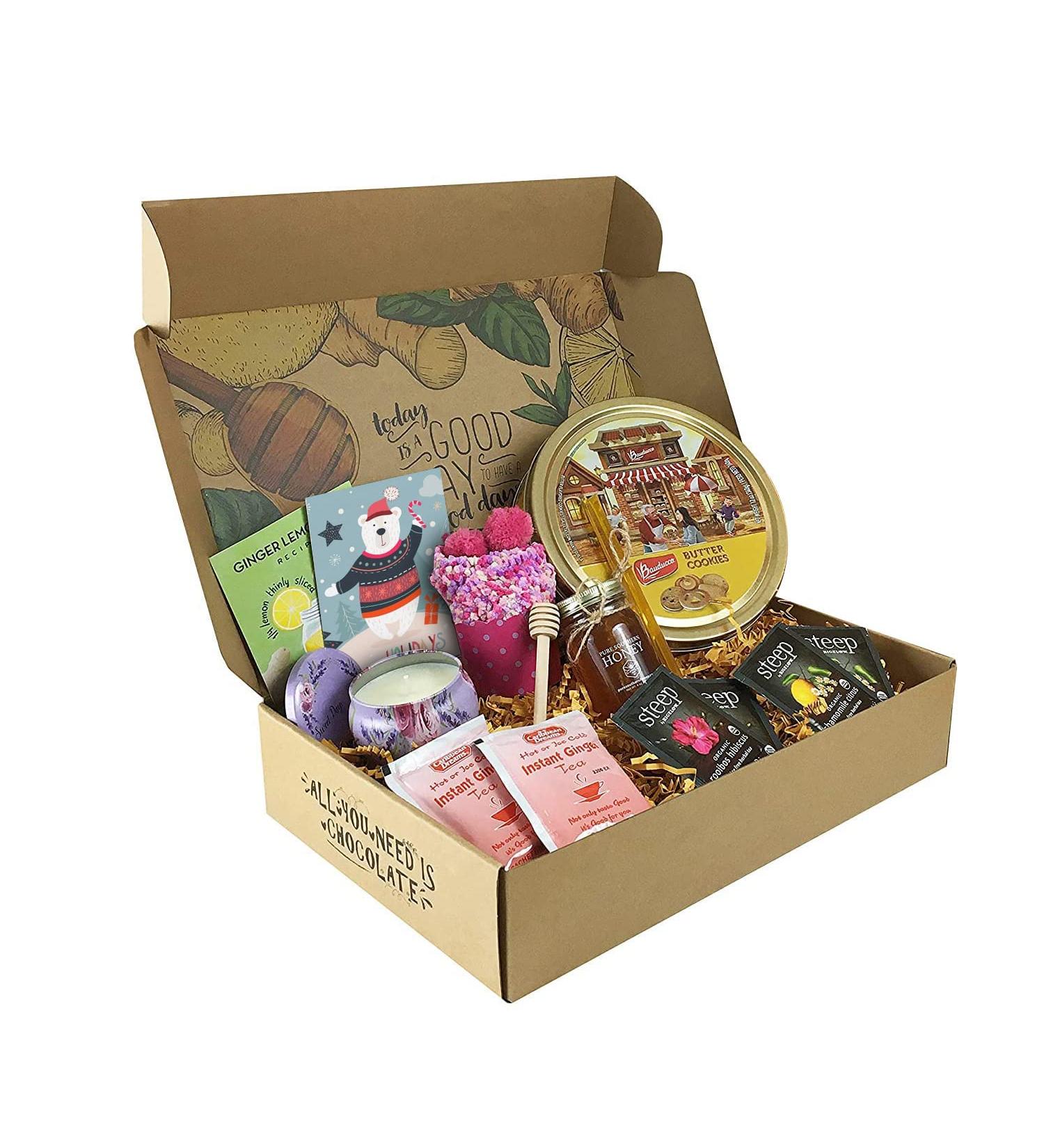 Get Well Soon Gifts for Women - Stress Relief Care Package - Recovery and Encouragement Gift Basket for Her - Buy Online on GoSupps.com