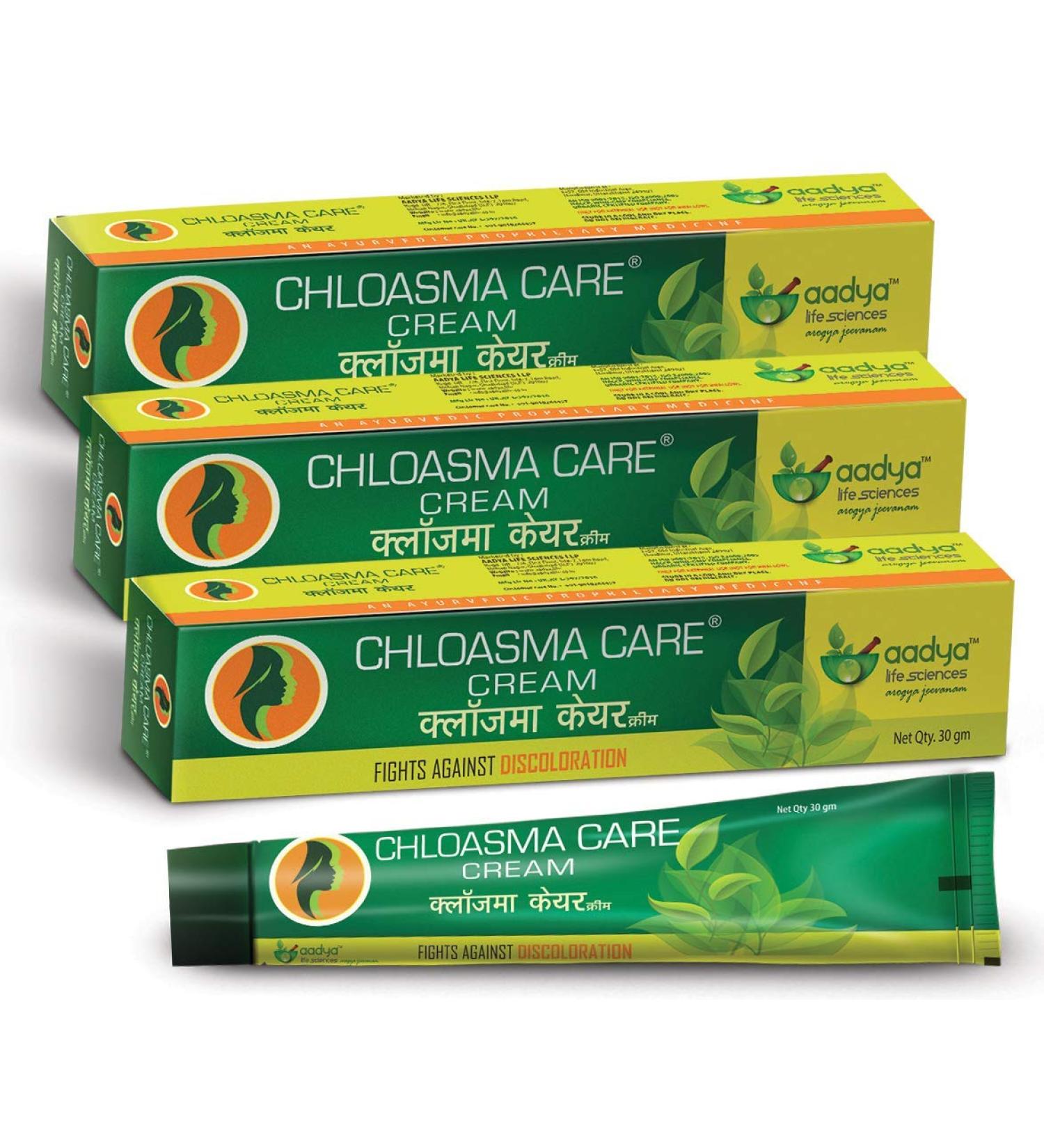 Aadya Life Chloasma Care Cream for Hyper pigmentation Stretch marks Blemishes 30g (Pack of 3)