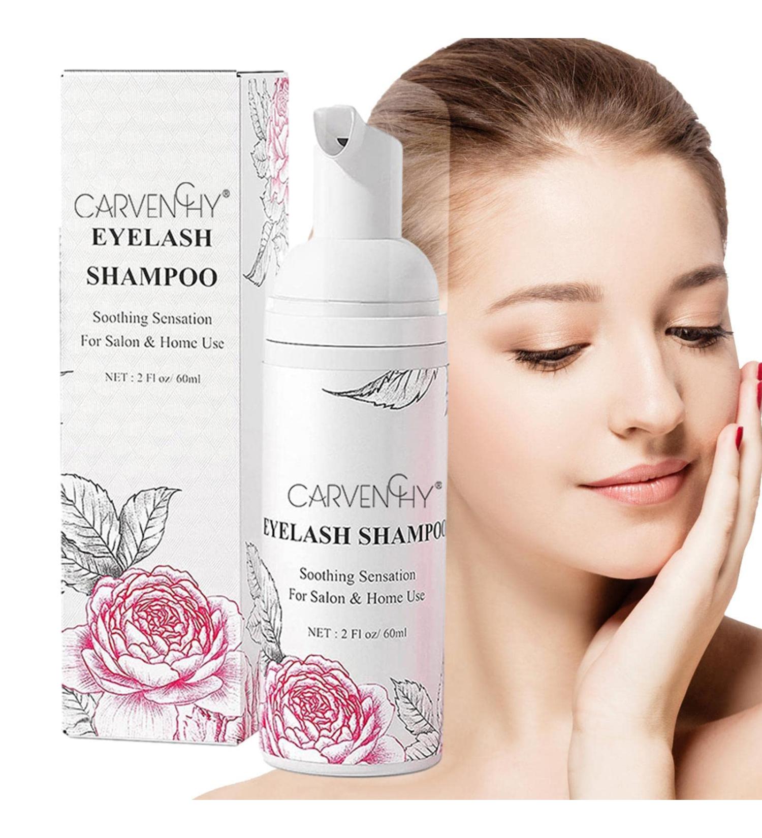 Luckxing Eyelash Extension Cleaner | 60ml Foam Shampoo for Extensions | Non-Irritating Makeup & Mascara Remover | Professional & Home Use - Buy Online on GoSupps.com