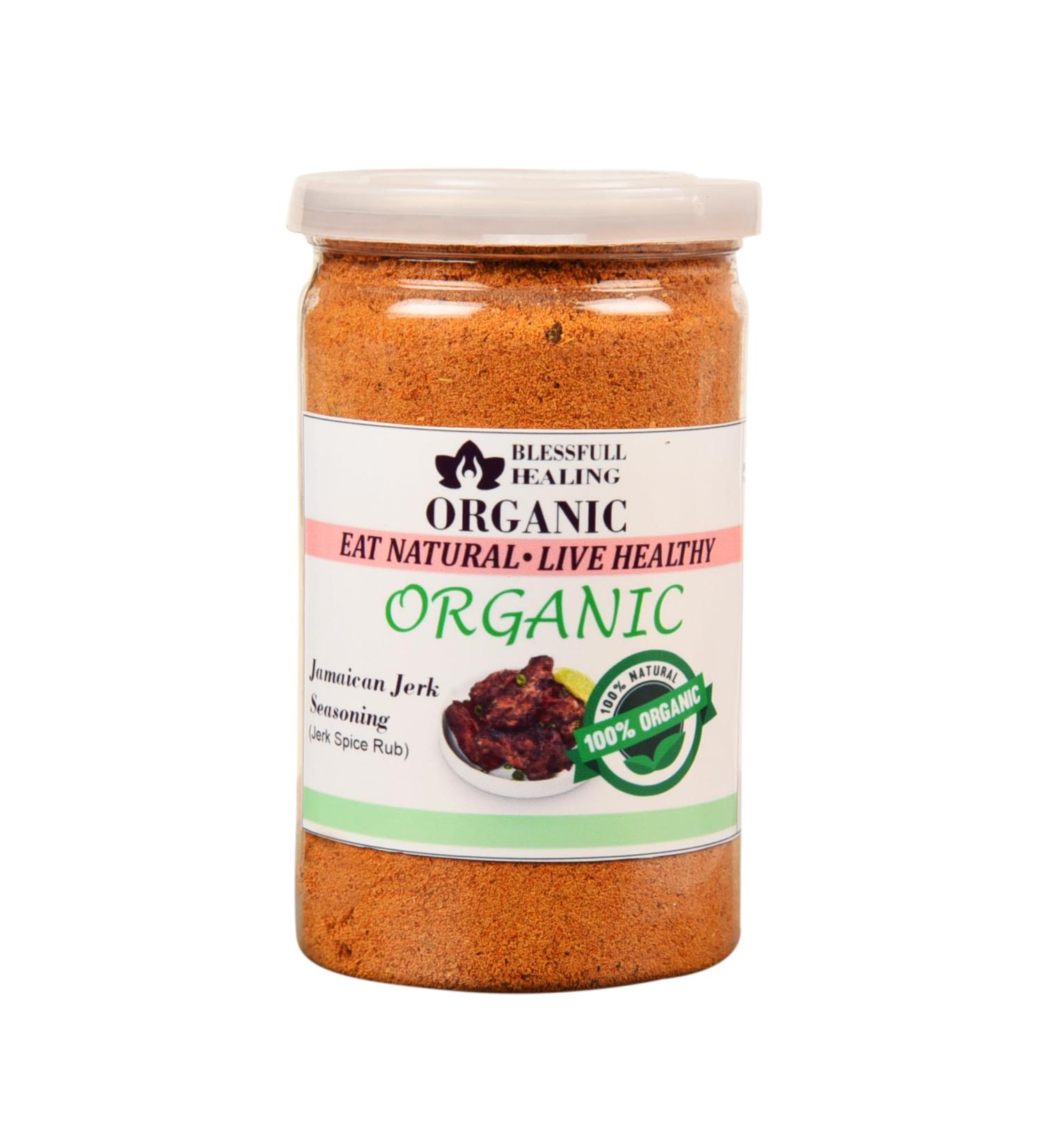 Blessfull Healing Organic Jamaican Jerk Seasoning (Jerk Spice Rub) 100 Gram (Packing May Vary) 100 Gram 3.35 oz