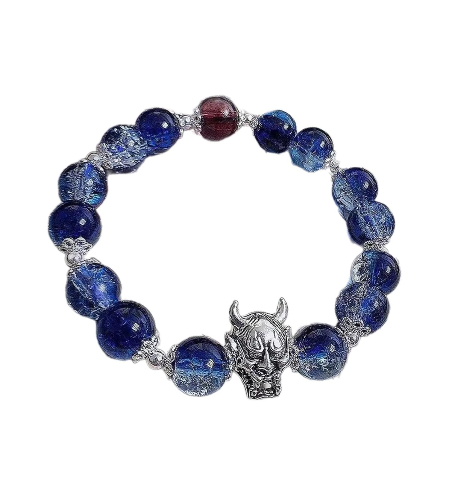 KUAIYIJU Genshin Impact Xiao Cosplay Bracelet - Versatile Glass Beads Hand Chain | Unisex Bangle Decoration & Stylish Gifts - International Shipping Available - Buy Online on GoSupps.com