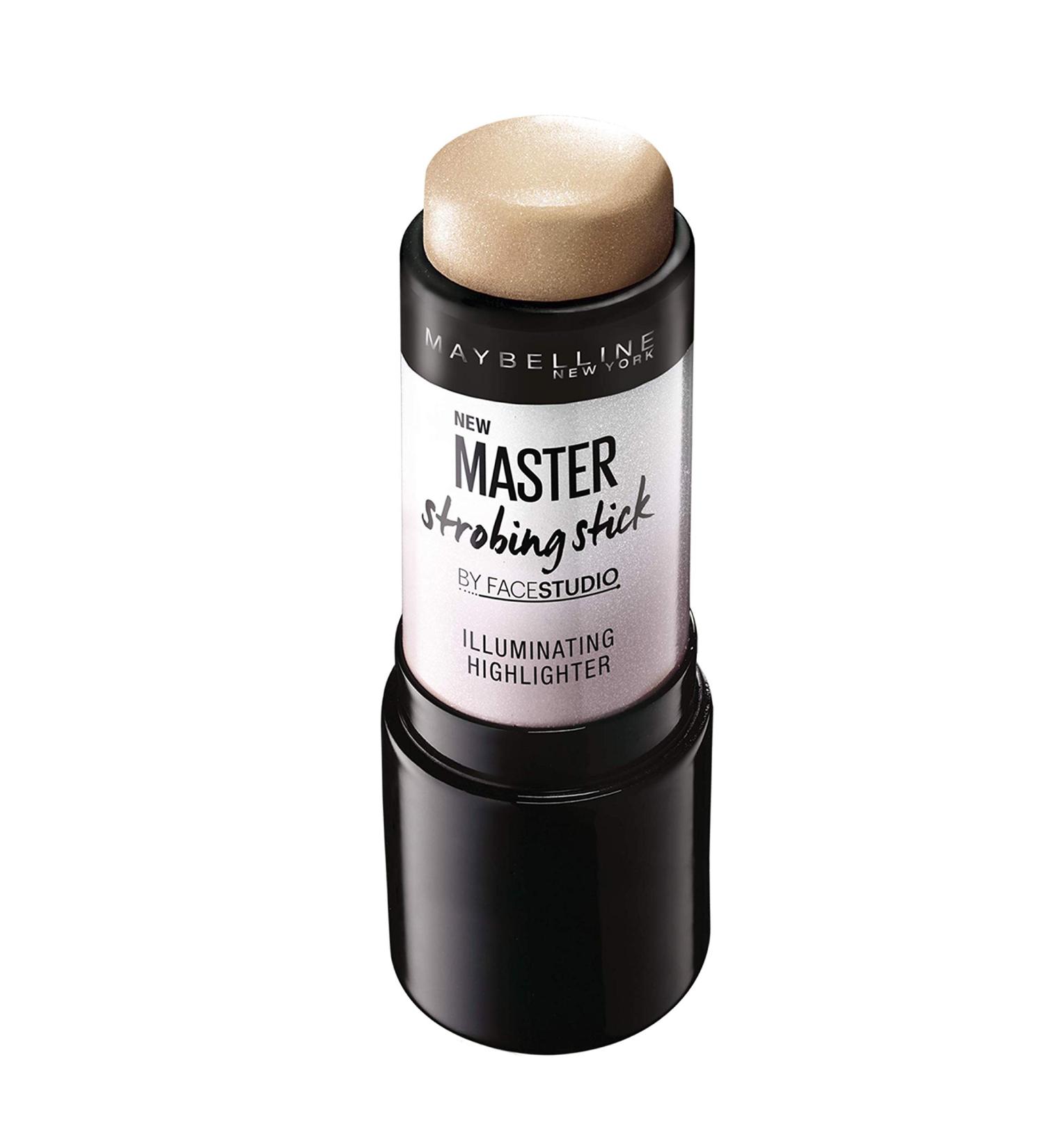 Maybelline New York Master Strobing Stick Dark Gold Highlighter - 9g | Shimmering Glow for All Skin Tones - International Shipping Available - Buy Online on GoSupps.com