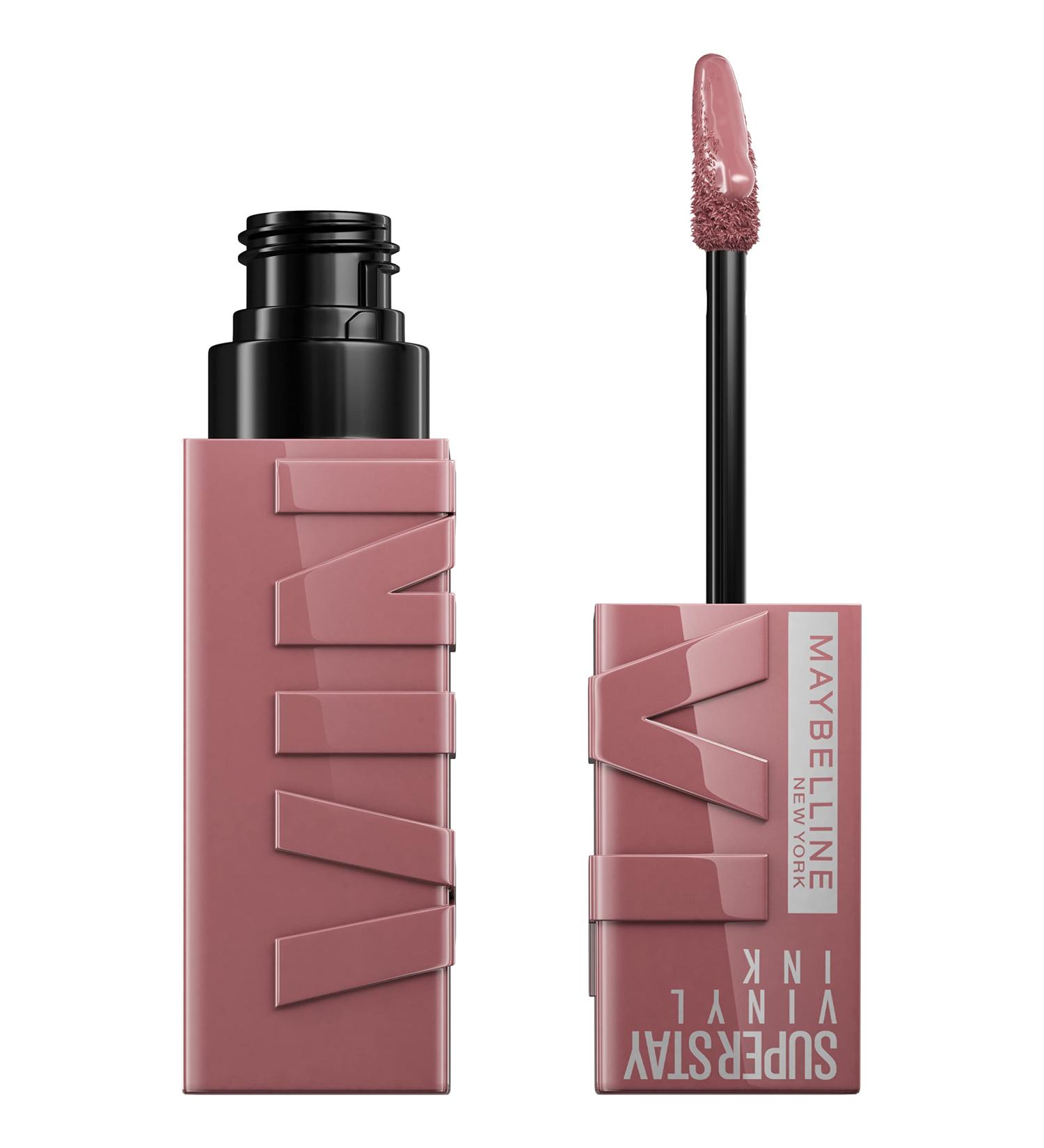 Maybelline Super Stay Vinyl Ink Awestruck Pink Lipstick 0.14 fl oz - Longwear, Highly Pigmented Liquid Lipcolor with Instant Shine | 1 Count - Buy Online on GoSupps.com