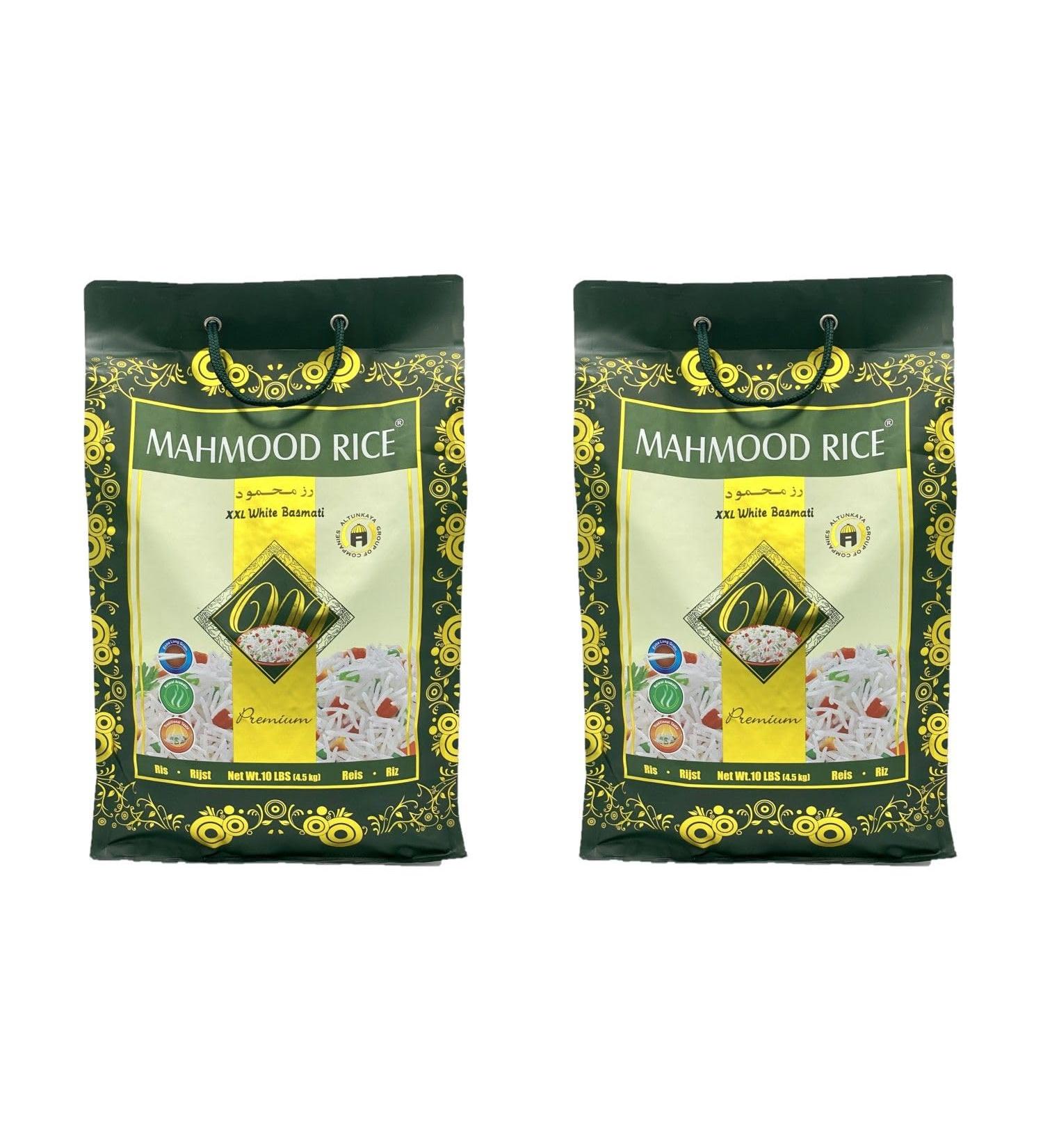 Mahmood Set of 2 White Basmati Rice XXL 4.5 kg Bag