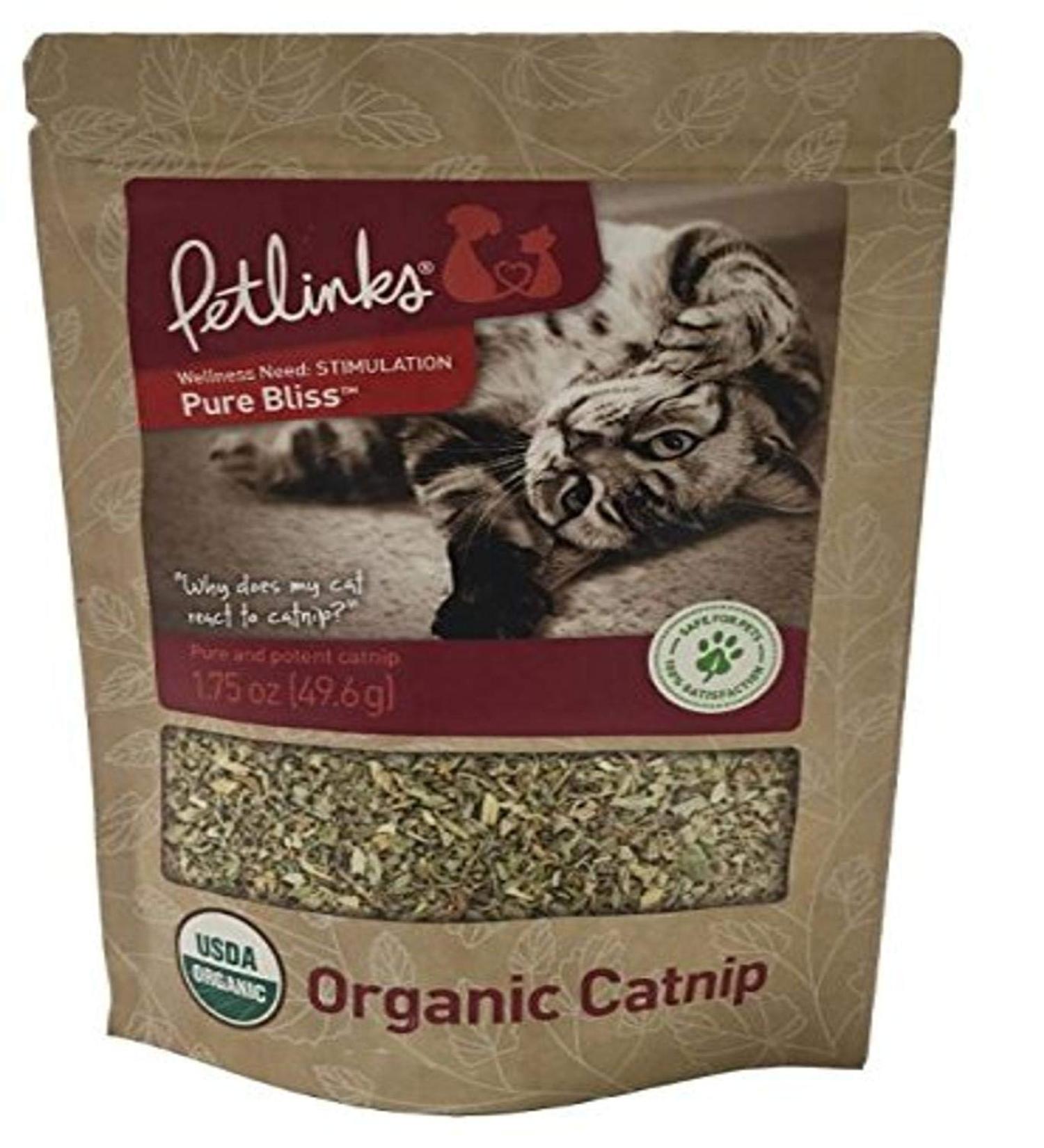 Petlinks Pure Bliss Catnip for Cats Organic Catnip 1.75 Oz