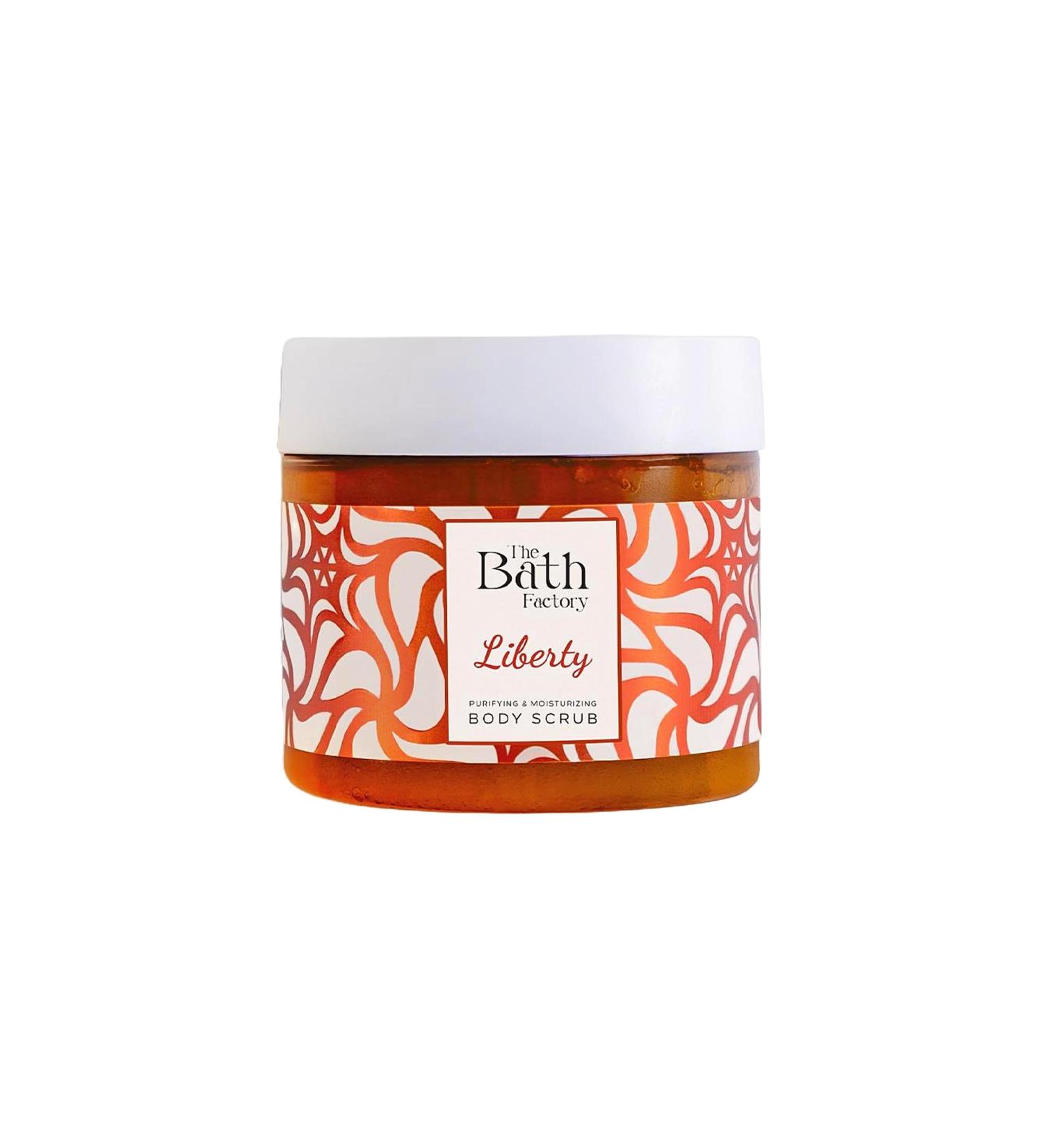 The Bath Factory Liberty Body Scrub - Body scrub with oils and sensual fragrance - 300g