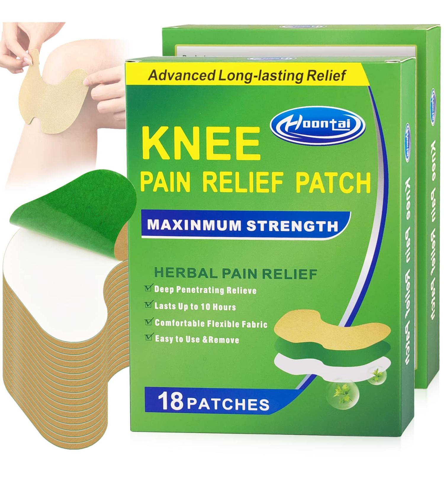 Maengve Natural Wormwood Knee Pain Relief Patch - Fast Acting Heat Patches for Pain - 18 Count - Buy Online on GoSupps.com