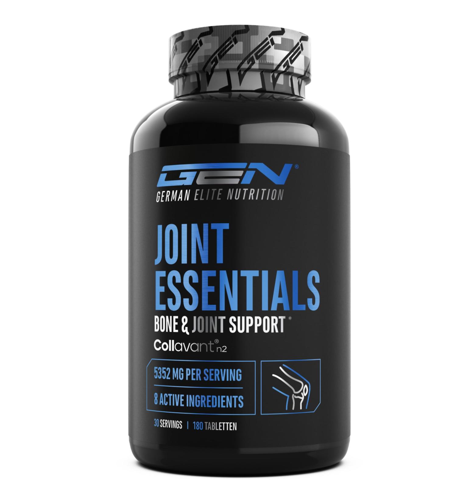 Joint Essentials Compl ment alimentaire pour les articulations avec Collavant N2 collag ne de type II Glucosamine + chondro tine + MSM + acide hyaluronique + vitamine C 180 comprim s 5352mg - Buy Online on GoSupps.com