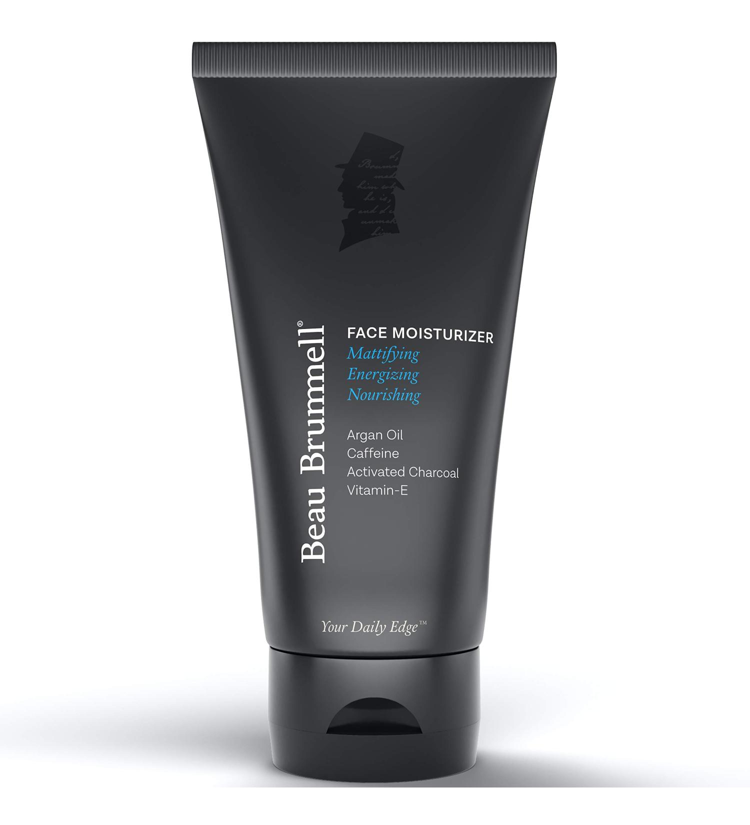 Beau Brummell Matte Finish Face Moisturizer | Lightweight Lotion with Caffeine & Vitamin-E | Anti-aging for Dry/Oily Skin | 5 oz - Made In USA - Buy Online on GoSupps.com