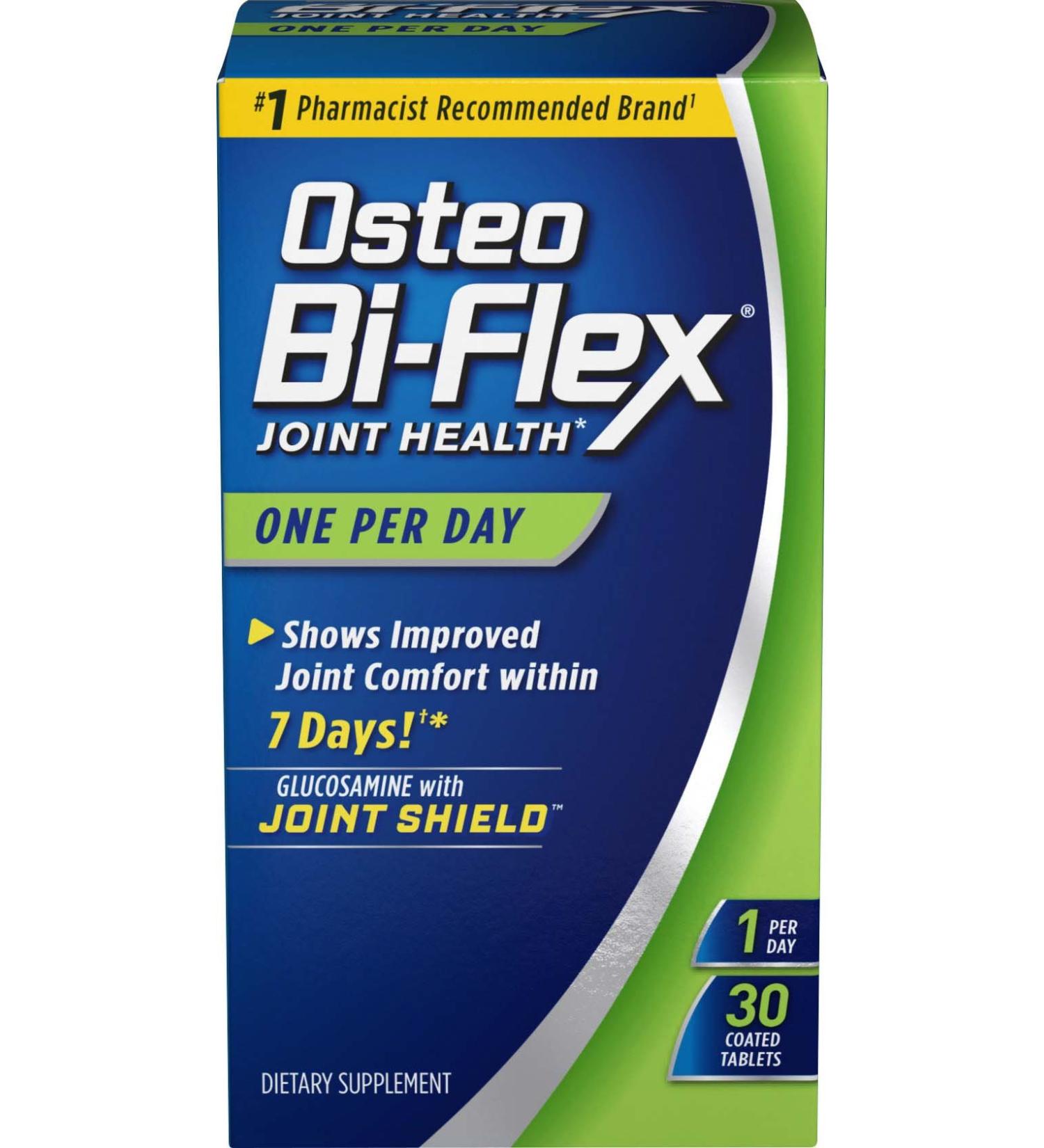 Osteo Bi-Flex Glucosamine w/ Vitamin D One Per Day - 30 Coated Tablets | Joint Health, Bone & Immune Support - Buy Online on GoSupps.com