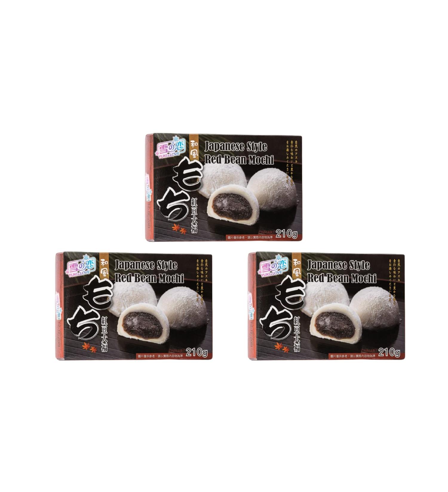 Yuki & Love Red Bean Mochi 210g Daifuku (Pack of 3) by CNMART - Buy Online on GoSupps.com