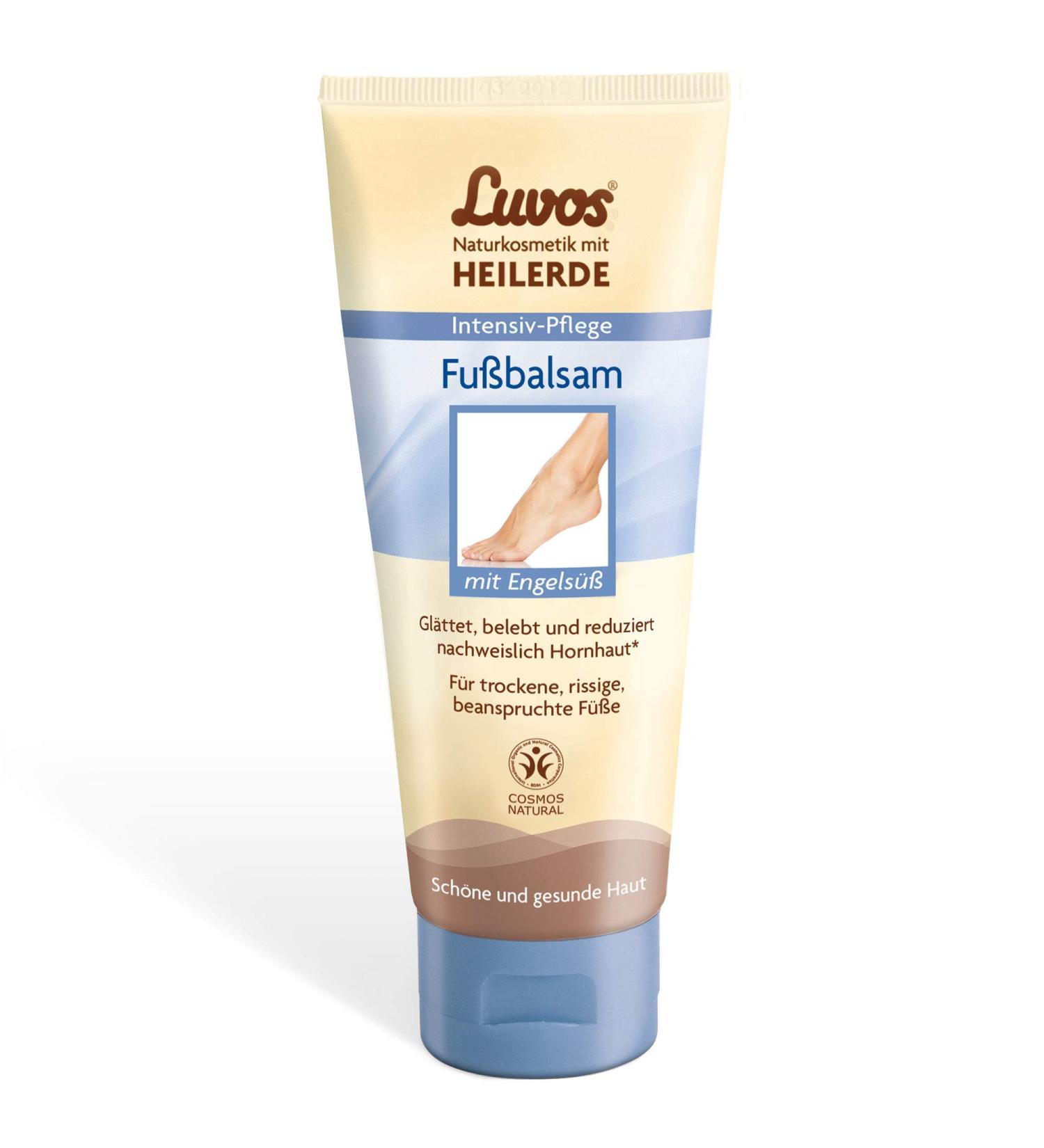 Luvos Healing Clay Foot Cream - Vegan Intensive Care Callus Treatment 75ml | Natural Foot Care - Buy Online on GoSupps.com
