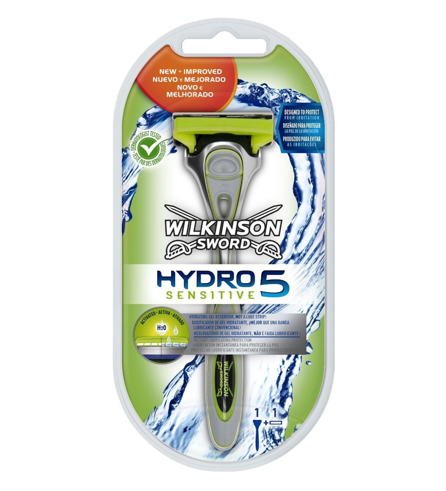 Wilkinson Sword Hydro 5 Sensitive Men's Razor with 1 blade 1 piece