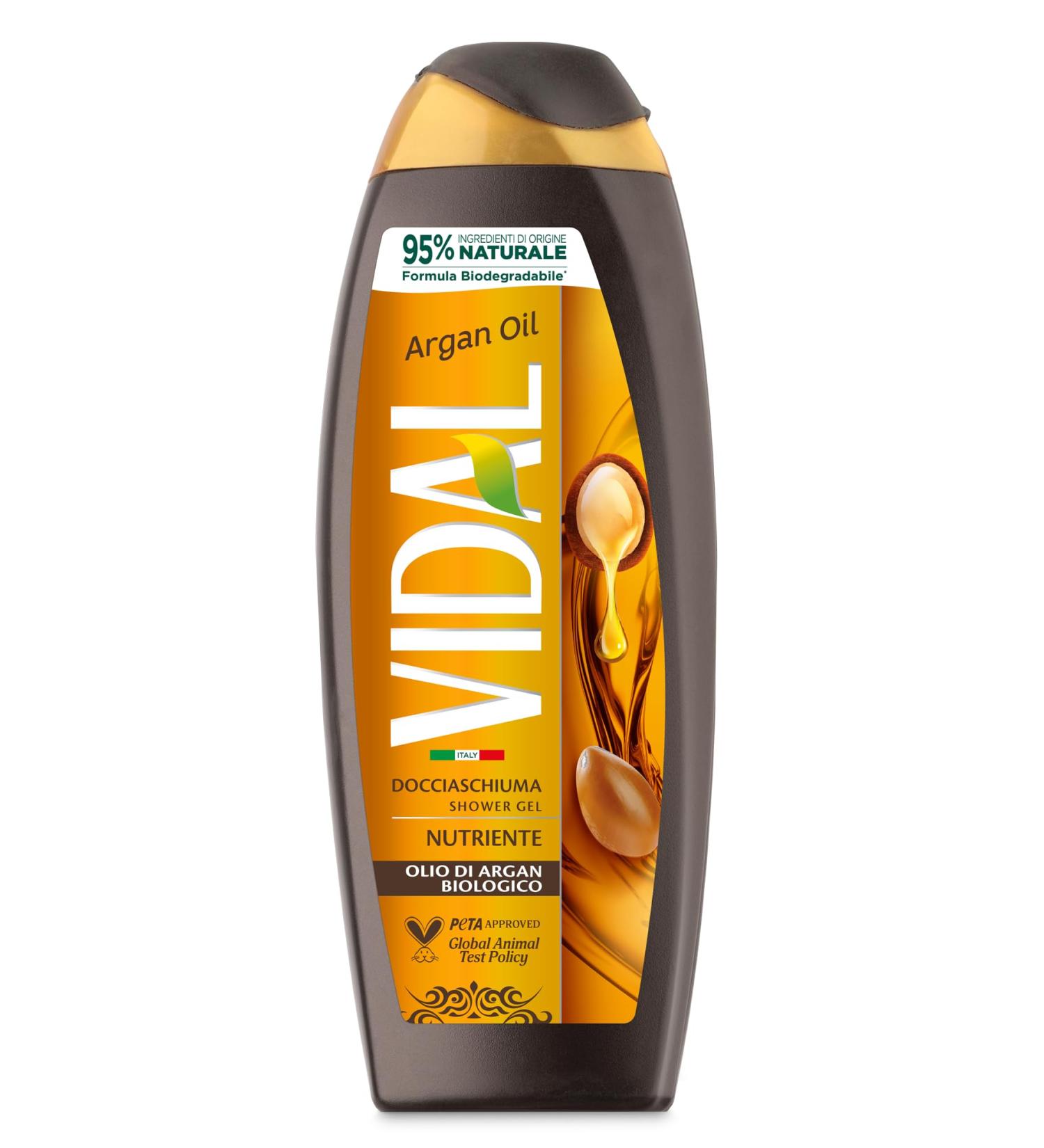 Vidal Gel Shower 250ml Argan Oil - Buy Online on GoSupps.com