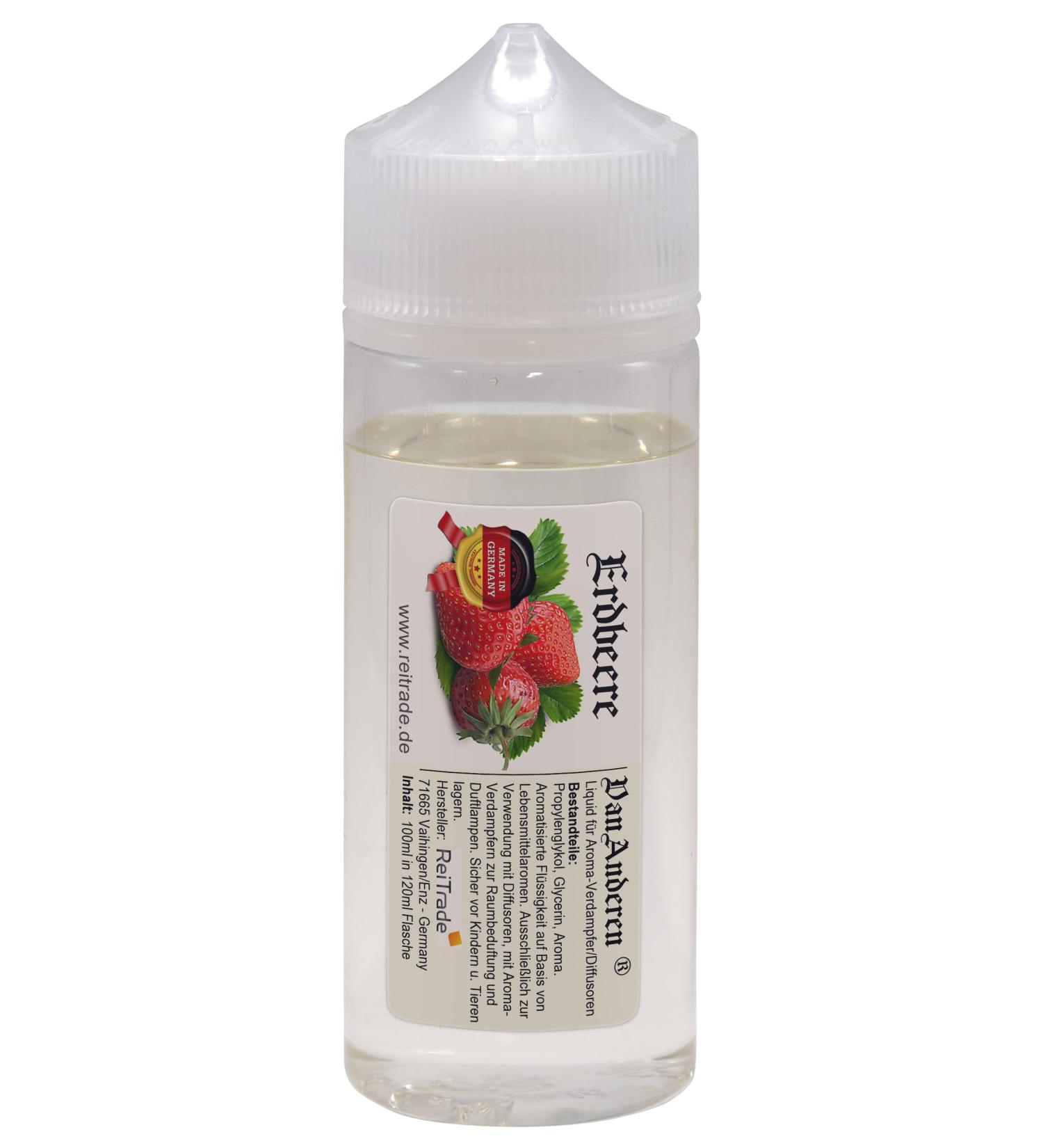 100 ml VanAnderen Liquid for aroma vaporizers and diffusers in chubby bottle strawberry