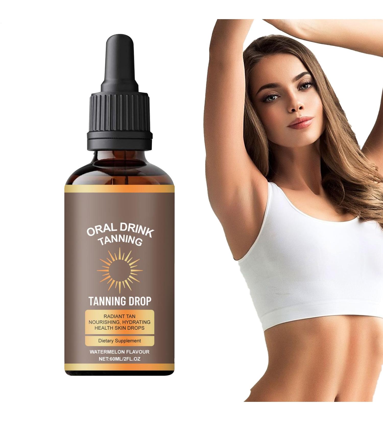  Yabauuop Tanning Drops | 60ml | Gradually Nourishing Moisturizing Tanning Drops for Face & Body for Inside & Body - Buy Online on GoSupps.com