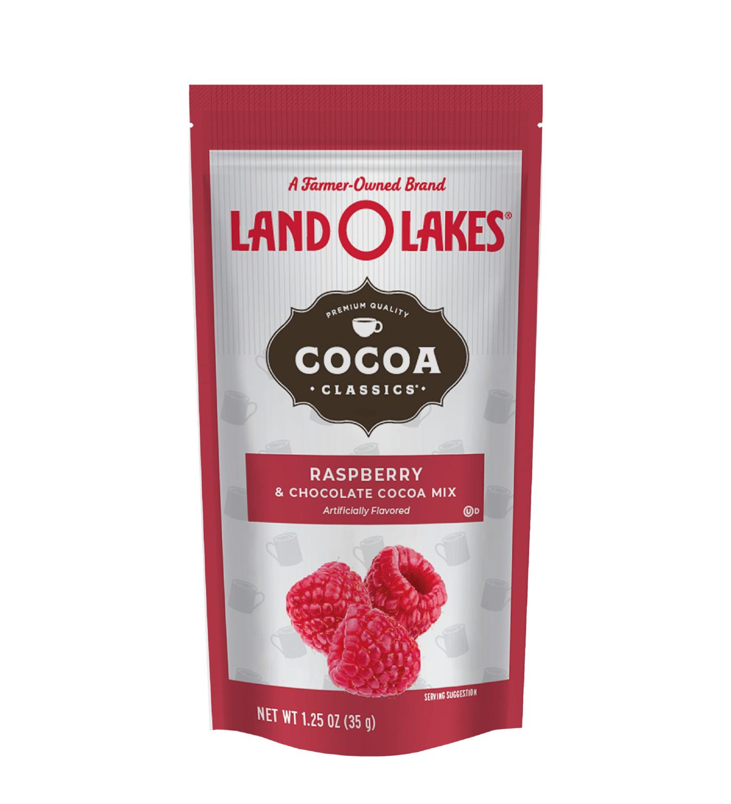 Land O Lakes Cocoa Classics  Raspberry & Chocolate Hot Cocoa Mix  1.25-Ounce Packets (Pack of 36) Raspberry 1.25 Ounce (Pack of 36) - Buy Online on GoSupps.com