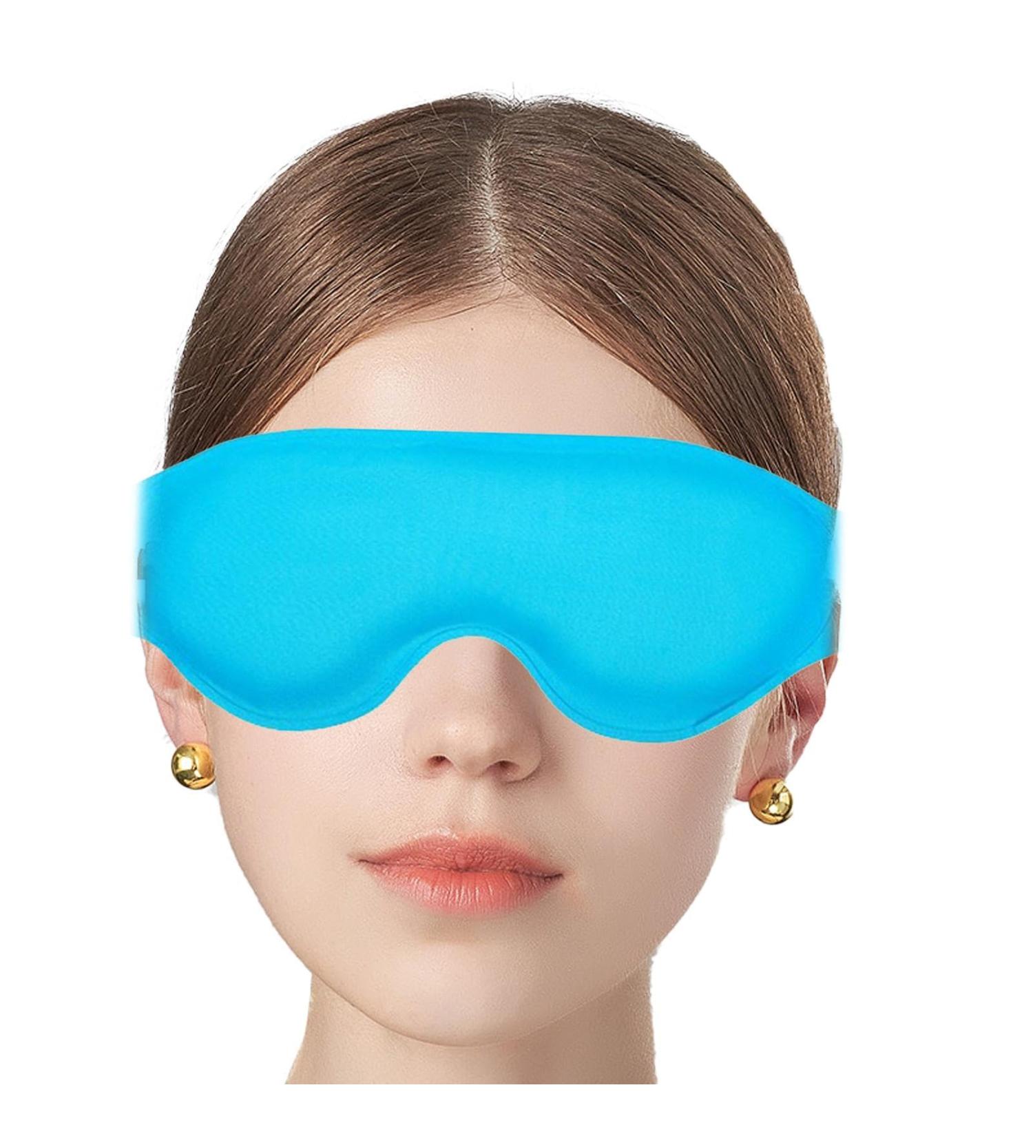 Cooling Eye Cover - Cooling Eye Reusable Masque - Shading Design Sleeping Tool for Business Trip Travel Home and Car - Buy Online on GoSupps.com
