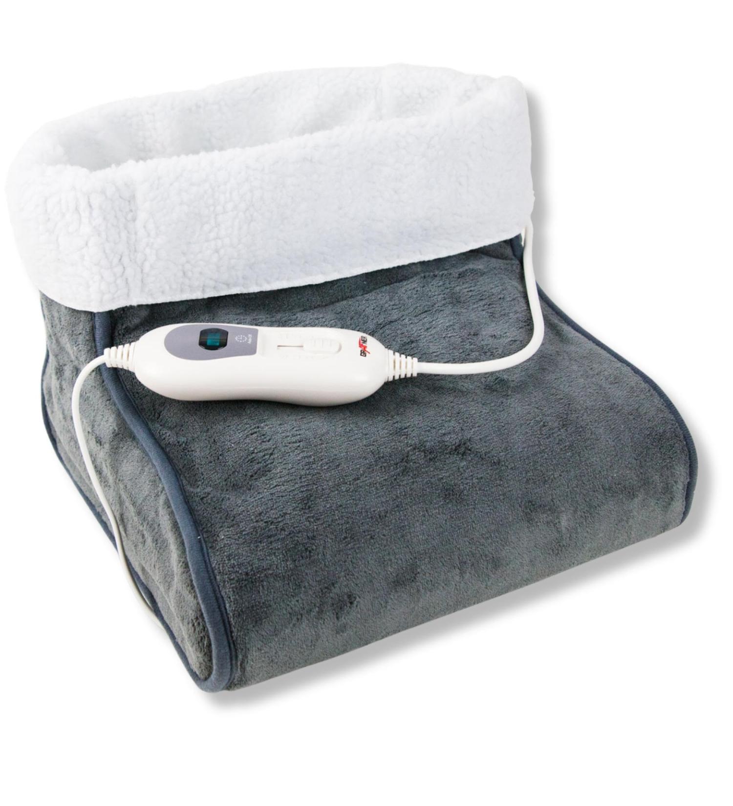 Grafner 100W Electric Foot Warmers - 3 Temperature Levels Washable Teddy Feet Automatic Switch-Off - Say Goodbye to Cold Feet! - Buy Online on GoSupps.com