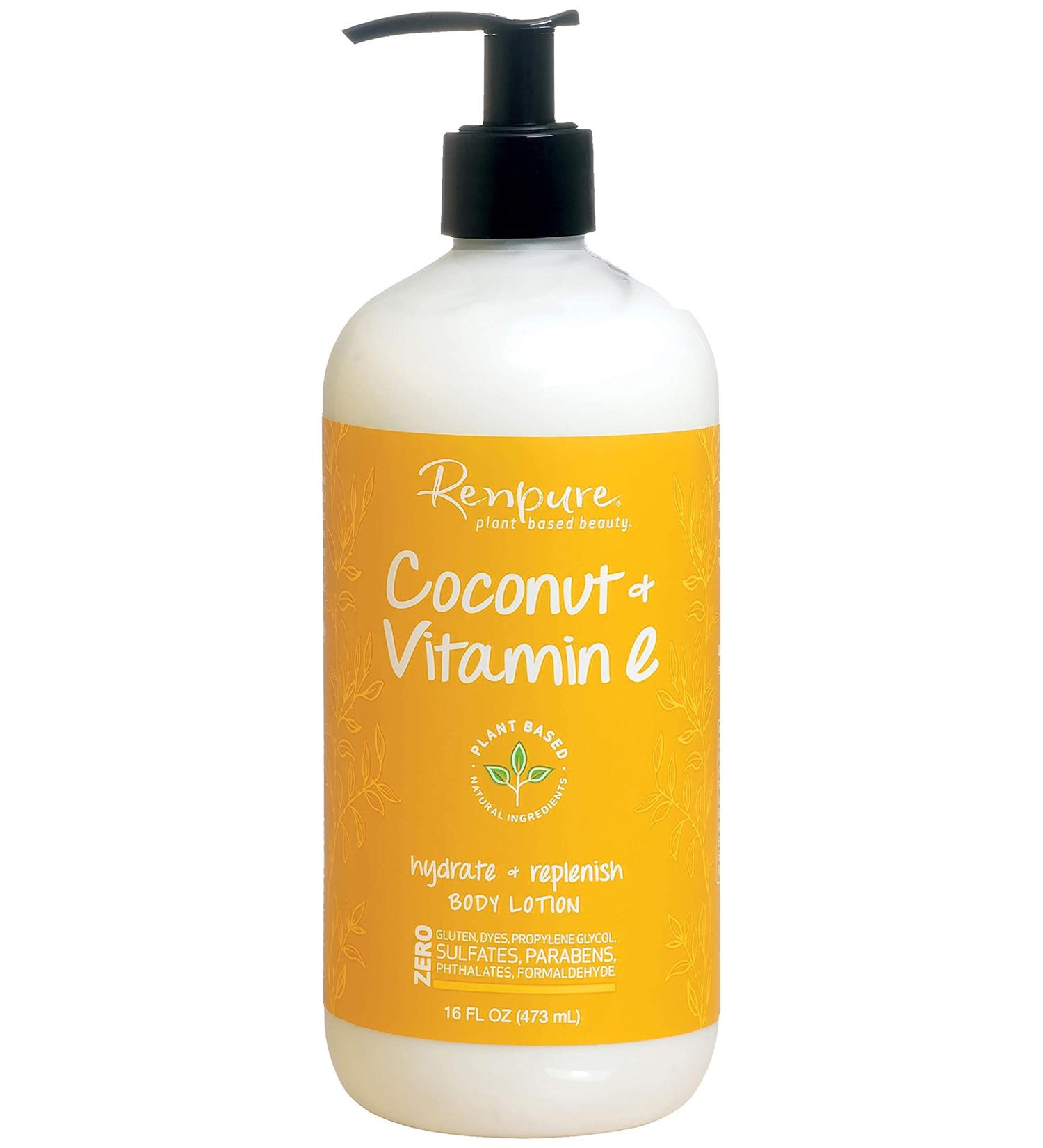 Renpure, LLC Renpure Plant Based Coconut Body Lotion 2pk Bundle,White