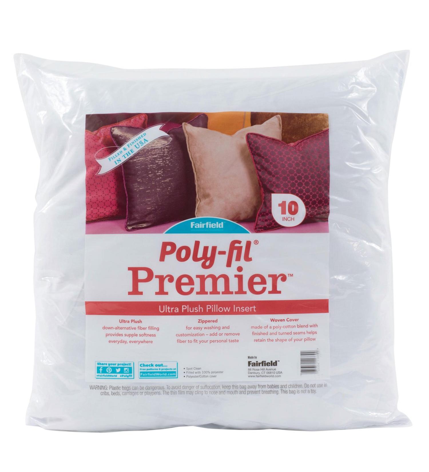 Fairfield Poly-Fil Premier Mini Accent Pillow Insert - 1 Count, White - Buy Online on GoSupps.com