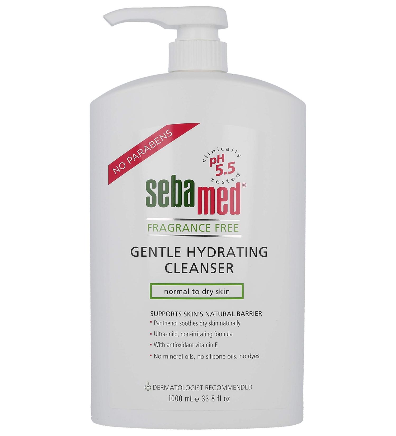 Sebamed Fragrance-Free Gentle Hydrating Cleanser 33.8 fl oz - Dermatologist Recommended for Normal to Dry Sensitive Skin - Buy Online on GoSupps.com