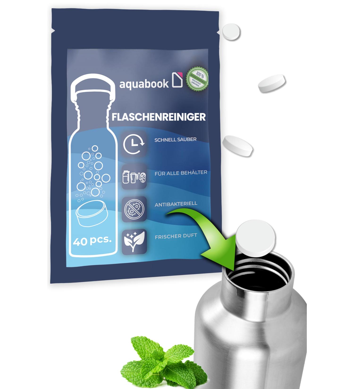40-Pack Bottle Cleaning Tablets | Phosphate-Free Cleaner for Bottles & Bladders | Effective & Eco-Friendly - Buy Online on GoSupps.com