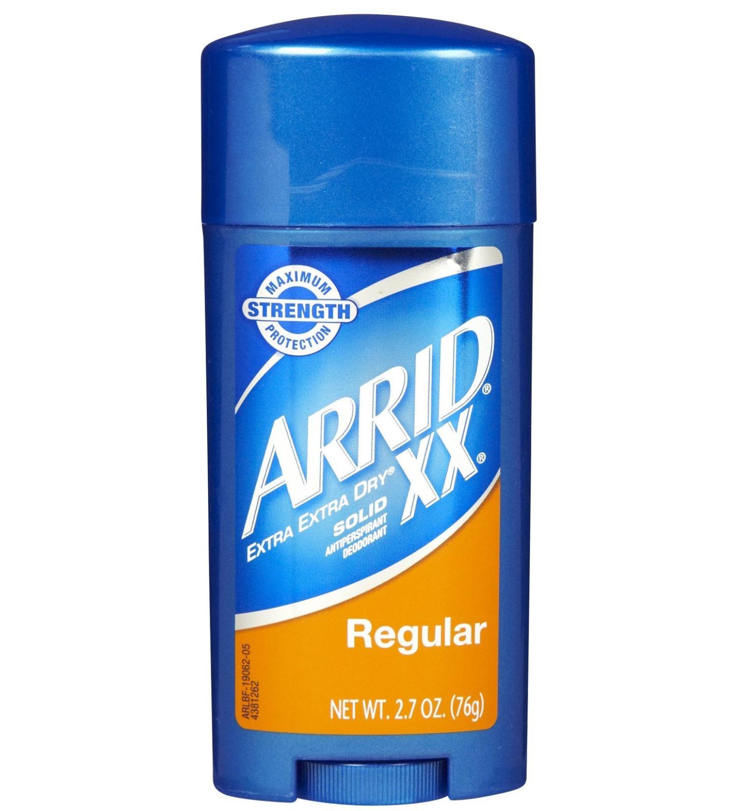 Arrid XX Solid Antiperspirant & Deodorant Regular - 2.7 oz