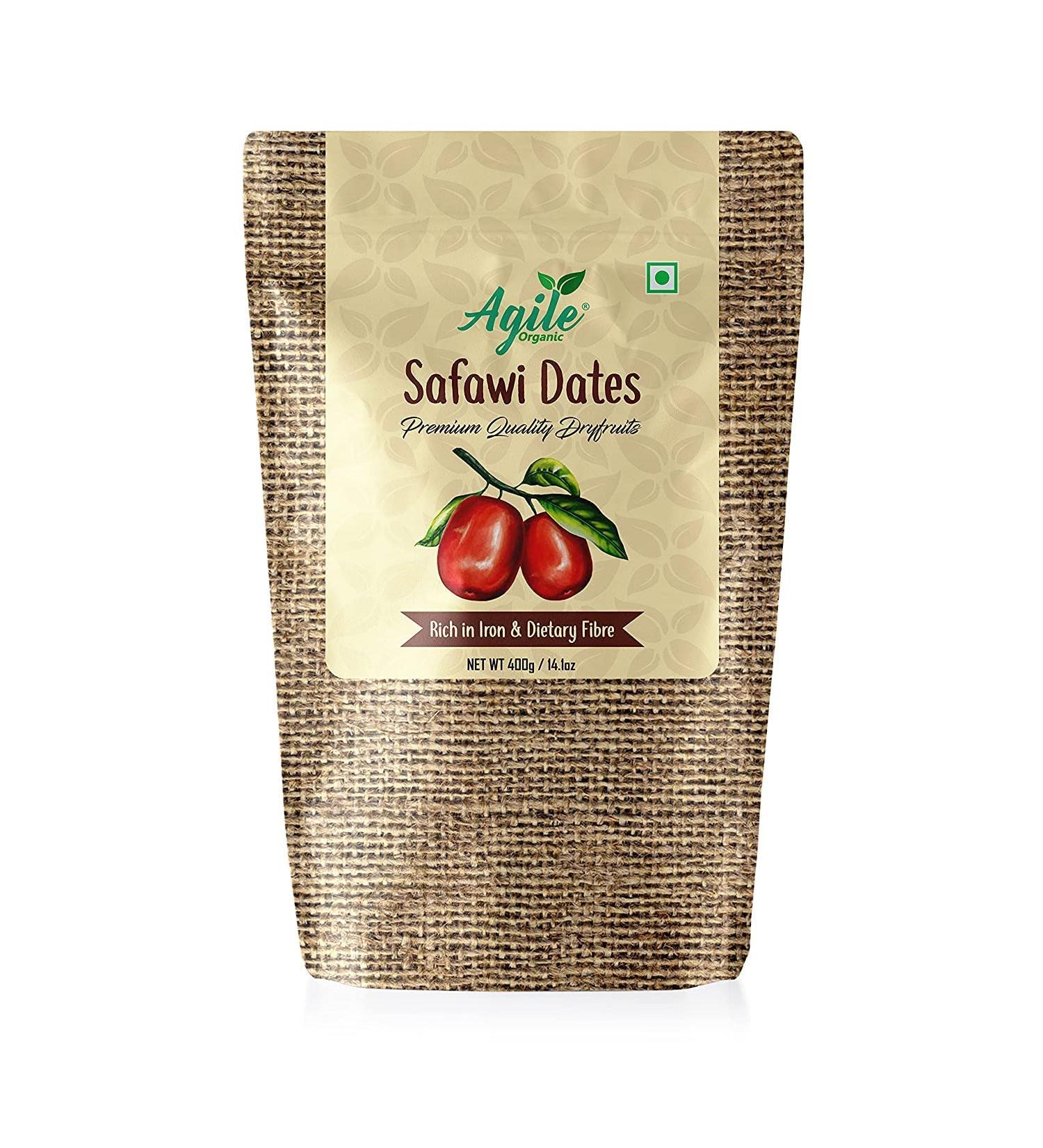  QURA QURA Safawi (Kalmi) dates 400 g (Saudi dates) - Buy Online on GoSupps.com