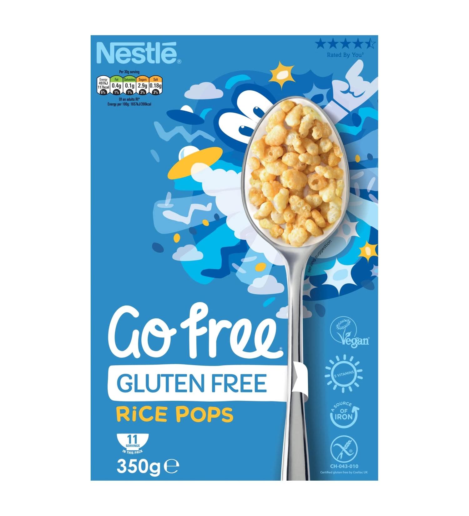 Nestle Gofree Rice Pops 350g - Buy Online on GoSupps.com