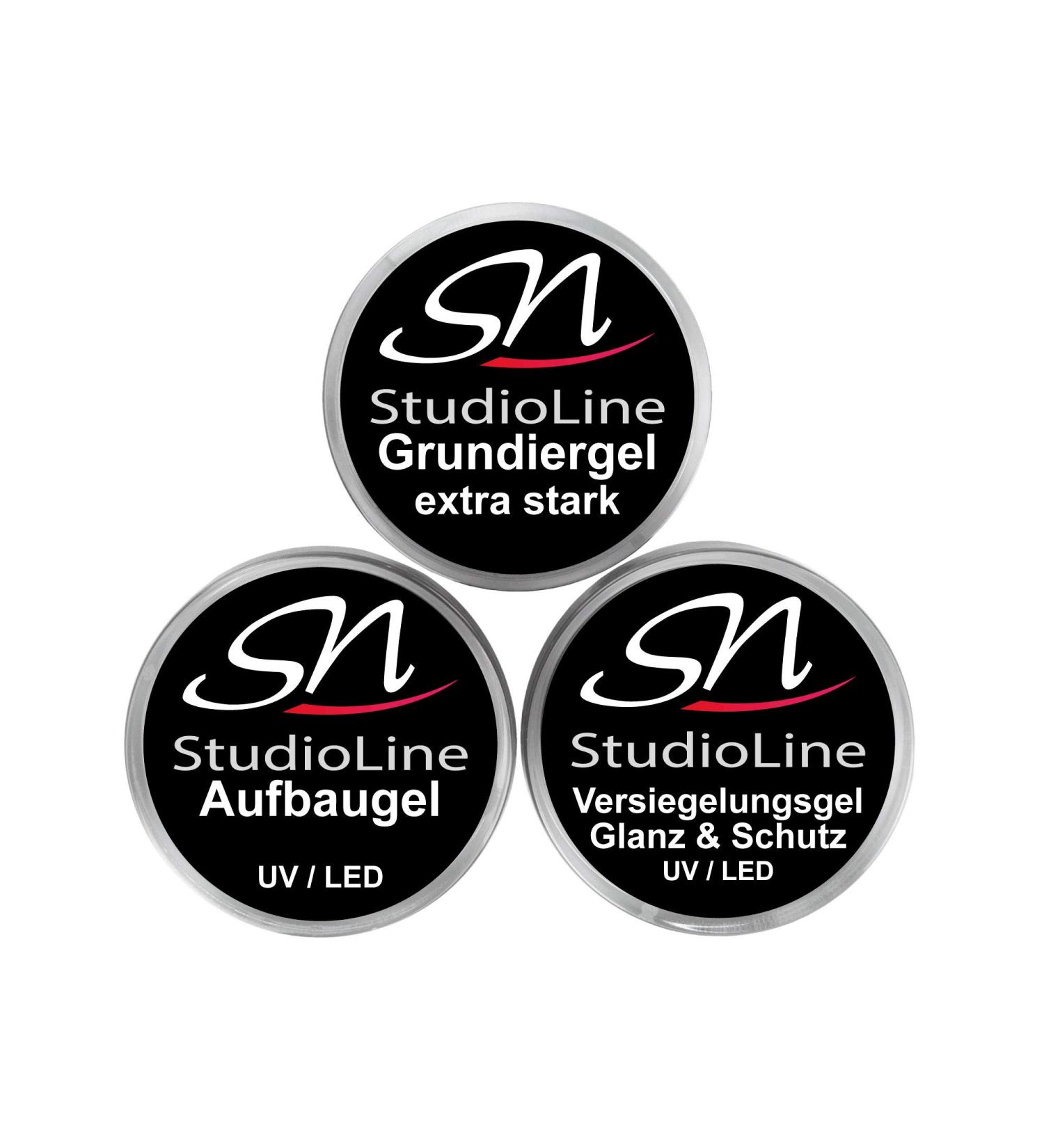 SN Adhesive Gel Primer & Builder Gel Set - 3 x 15ml UV Nail Gel for Professional Nail Art International Shipping Available - Buy Online on GoSupps.com