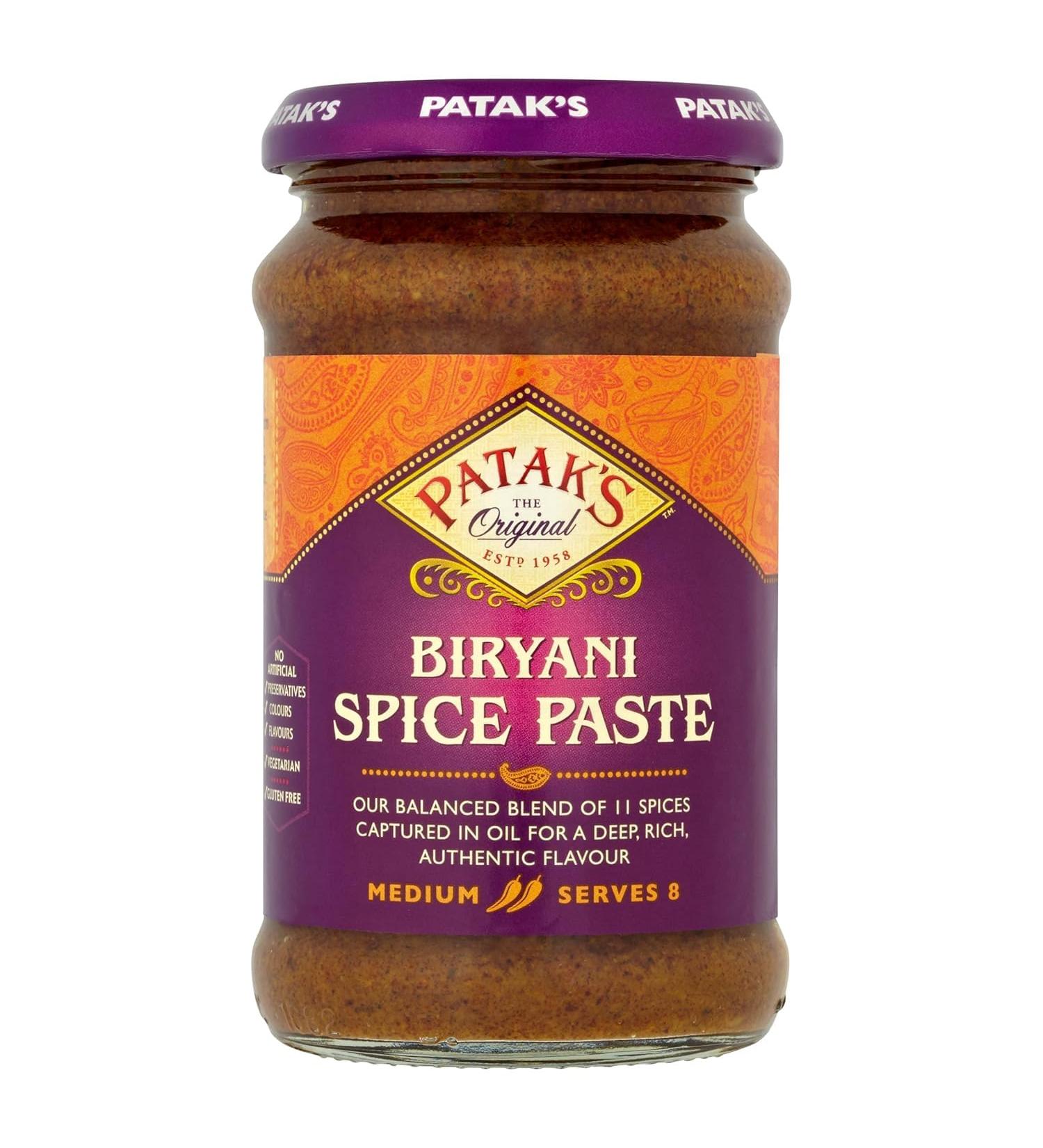 Pataks- Biryani Paste 283 grams Paste Sauce Mild