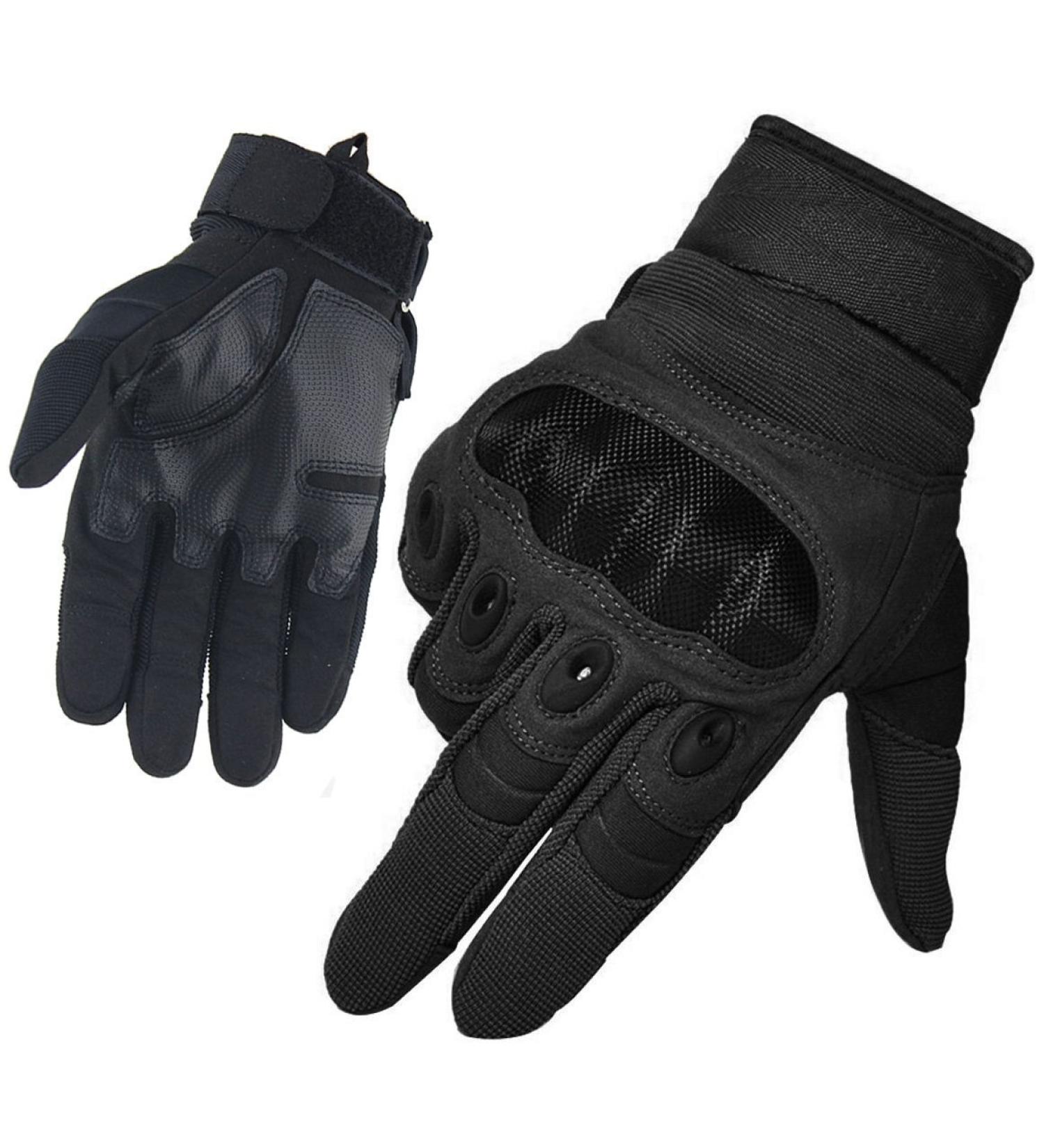 Leefrei Fingerless Gloves for Bicycling Motorcycling Airsoft Paintball & Hunting - Black M - International Shipping Available - Buy Online on GoSupps.com