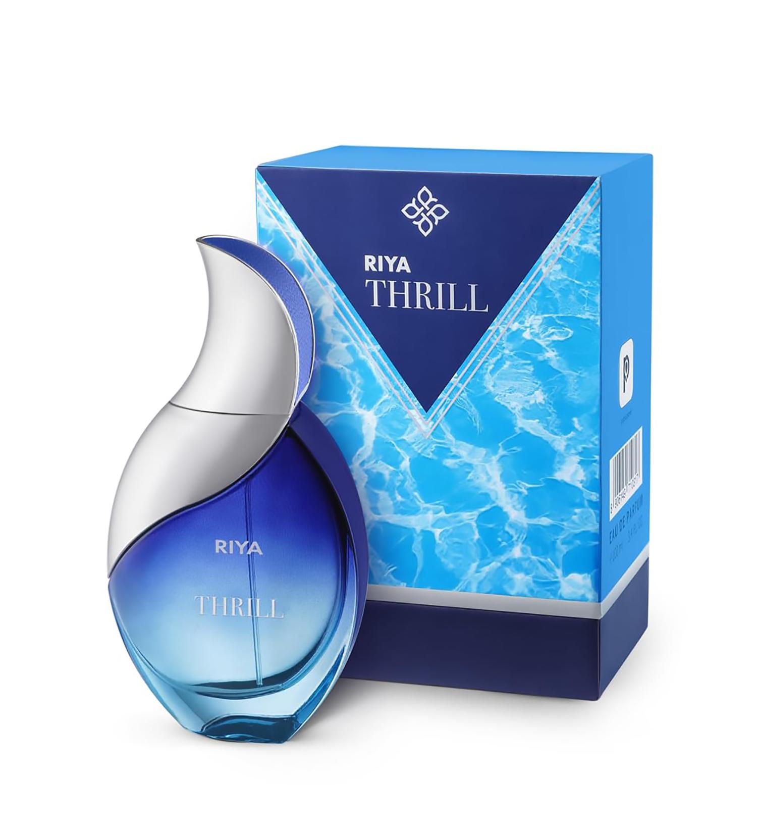 R.I.Y.A THRILL Eau De Parfum for Men Pink Pepper and Teakwood Long Lasting Fragrance 3.4 fl oz - Buy Online on GoSupps.com