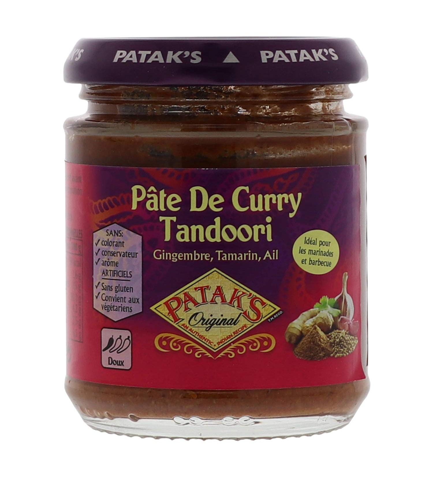 Patak's Tandoori Curry Paste - Ideal for Marinades and BBQ - 170g - Buy Online on GoSupps.com
