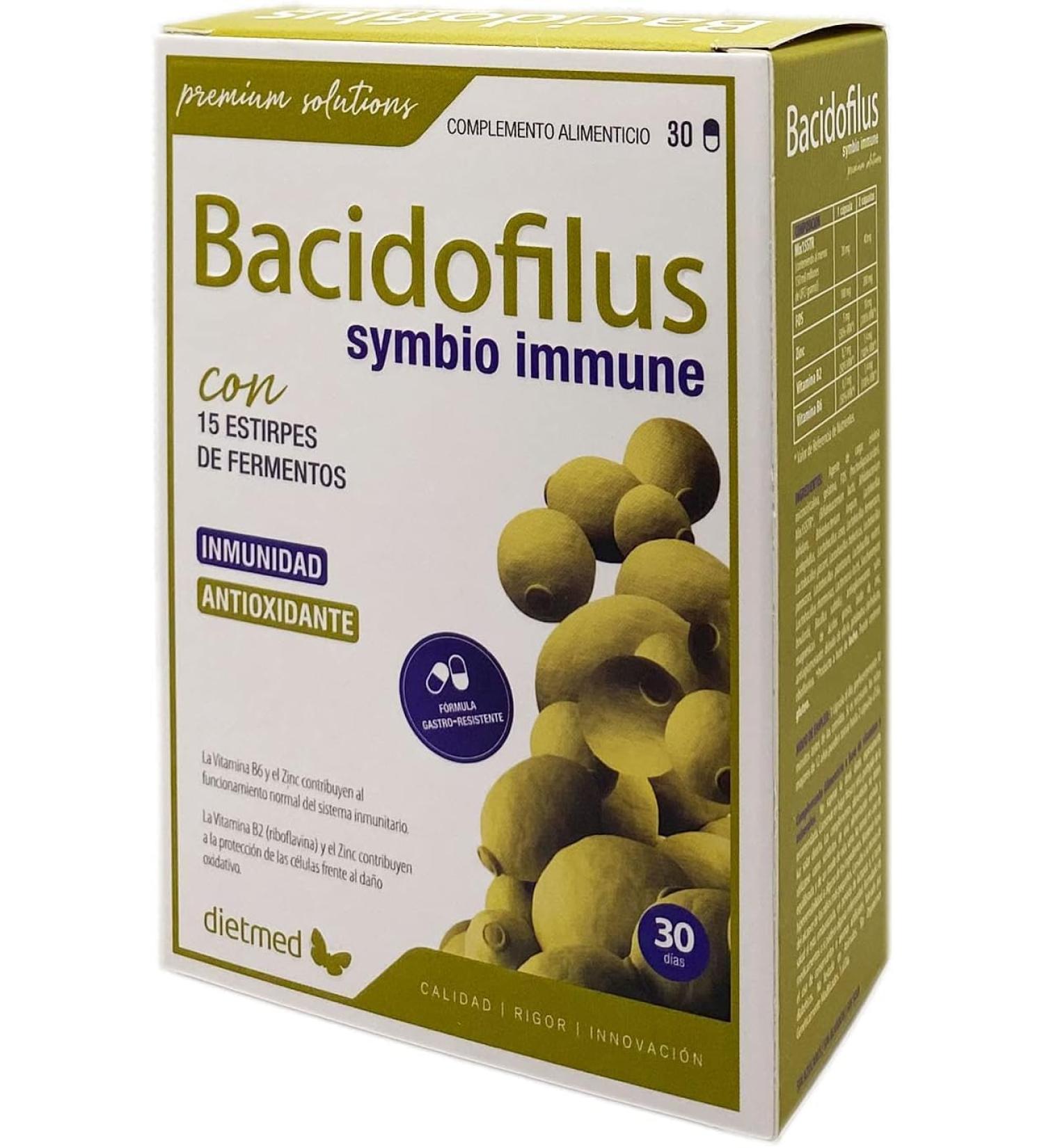  DietMed DietMed Bacidofilus Symbio 30 Capsules 150 ml - Buy Online on GoSupps.com