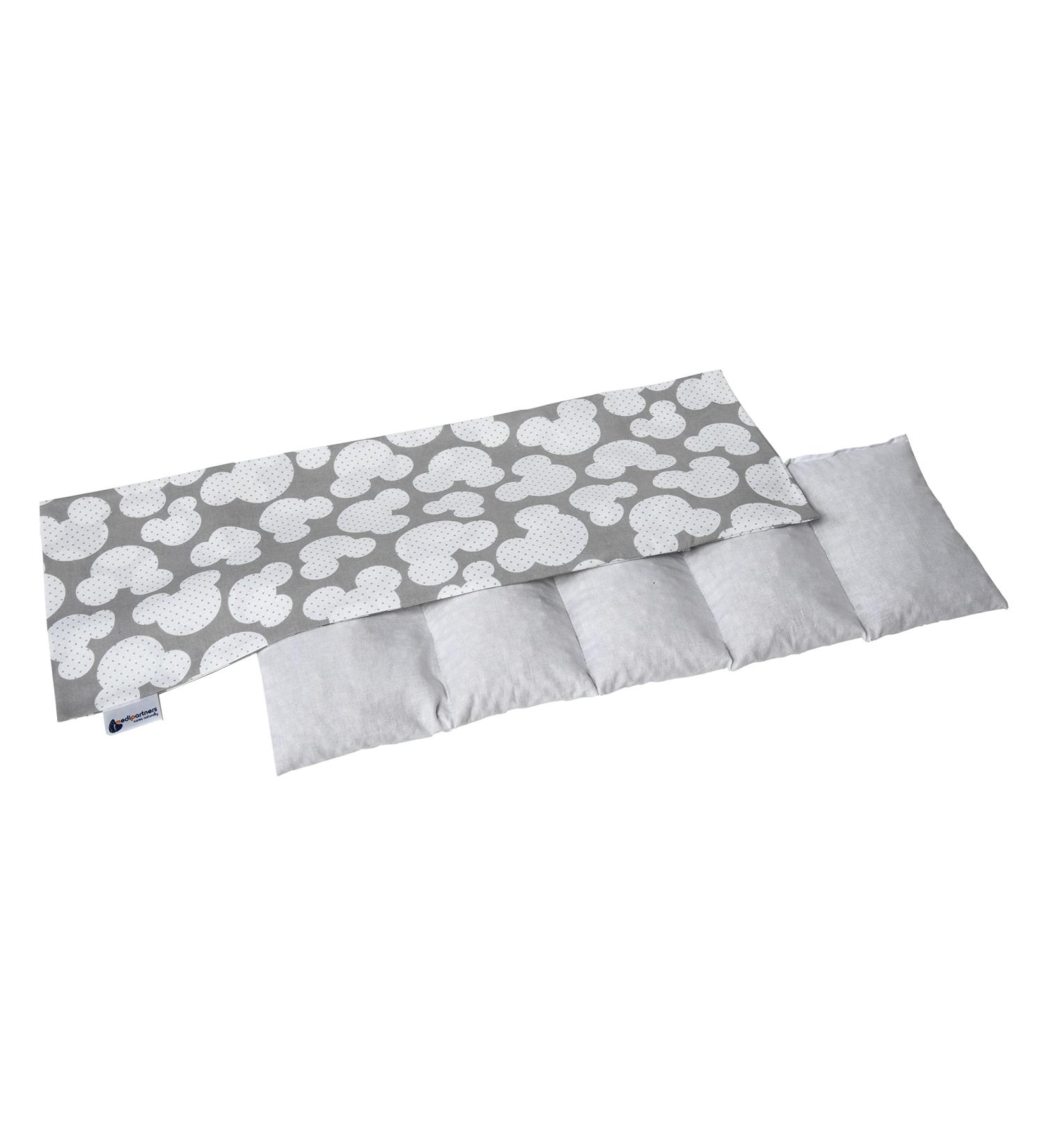 Medi Partners Cherry Core Pillow 60x20cm | 800g 100% Cotton | 5 Chambers Eco-Friendly Heat & Cold Therapy Pillow (Miki) - Buy Online on GoSupps.com
