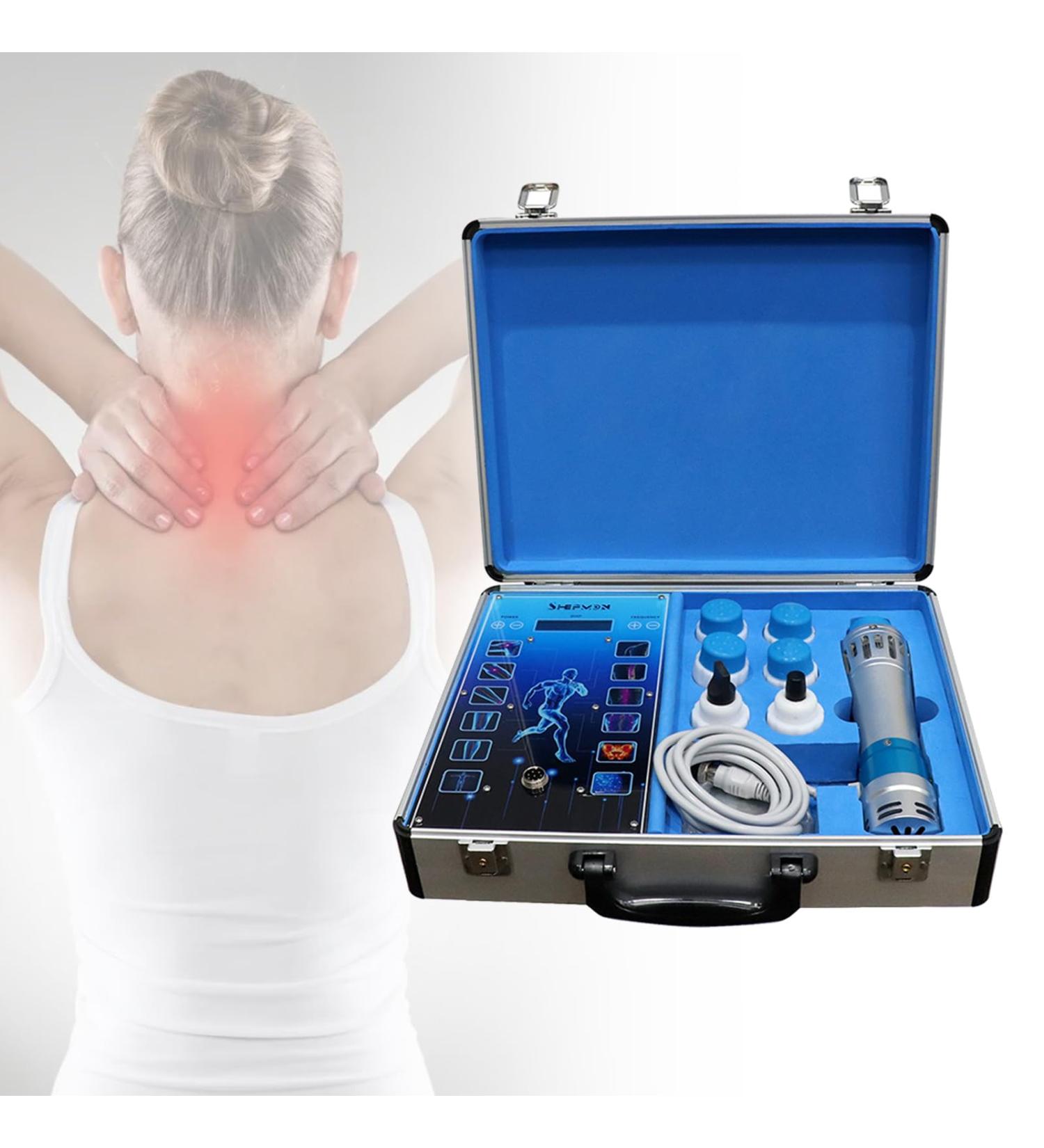 Zixiaos Shock Wave Therapy Device | Professional ED Treatment & Deep Tissue Massage Relief | Electromagnetic Percussion Massager for Pain Relief - Buy Online on GoSupps.com