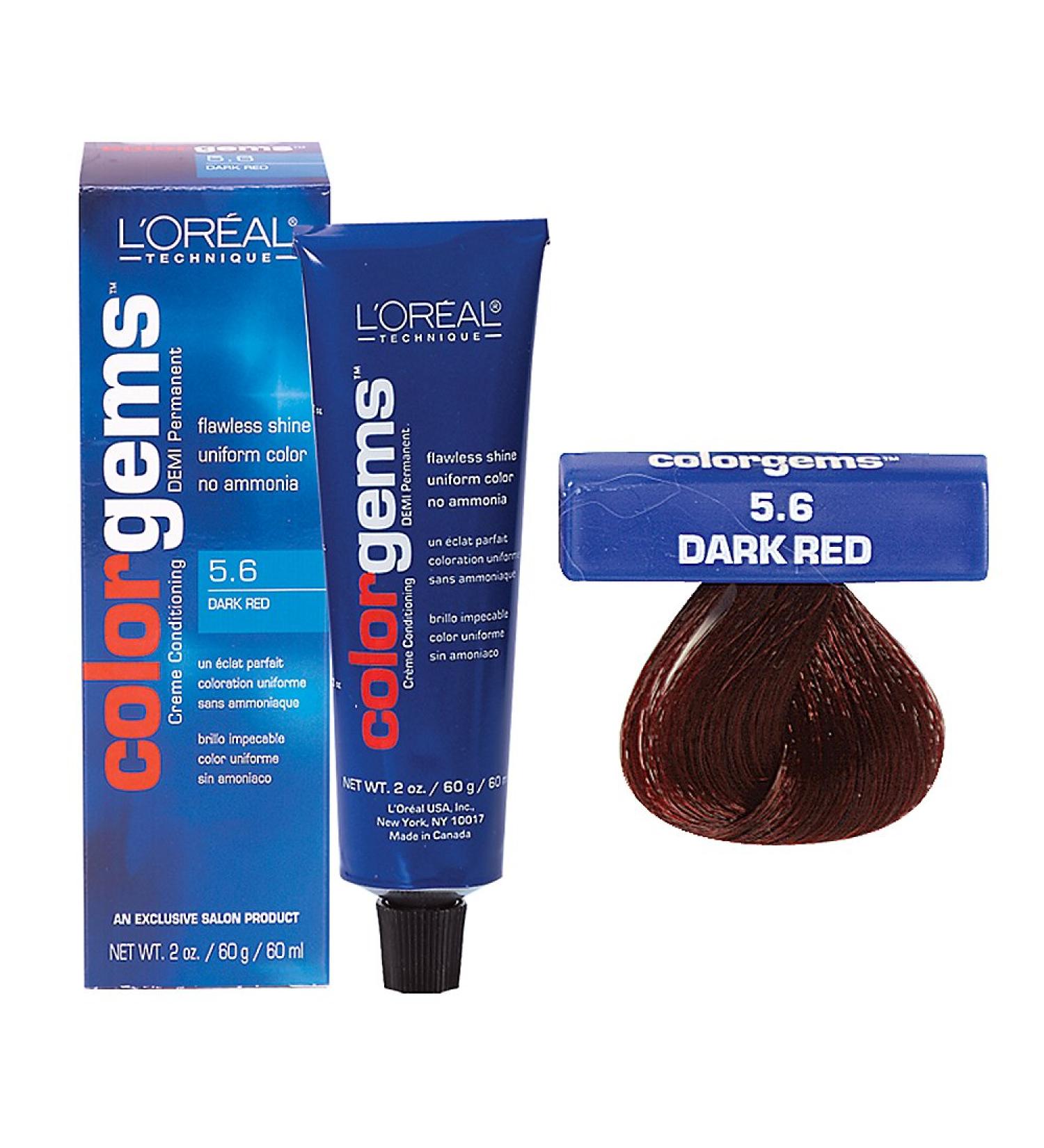 Loreal Color Gems #5.6 Dark Red 2oz