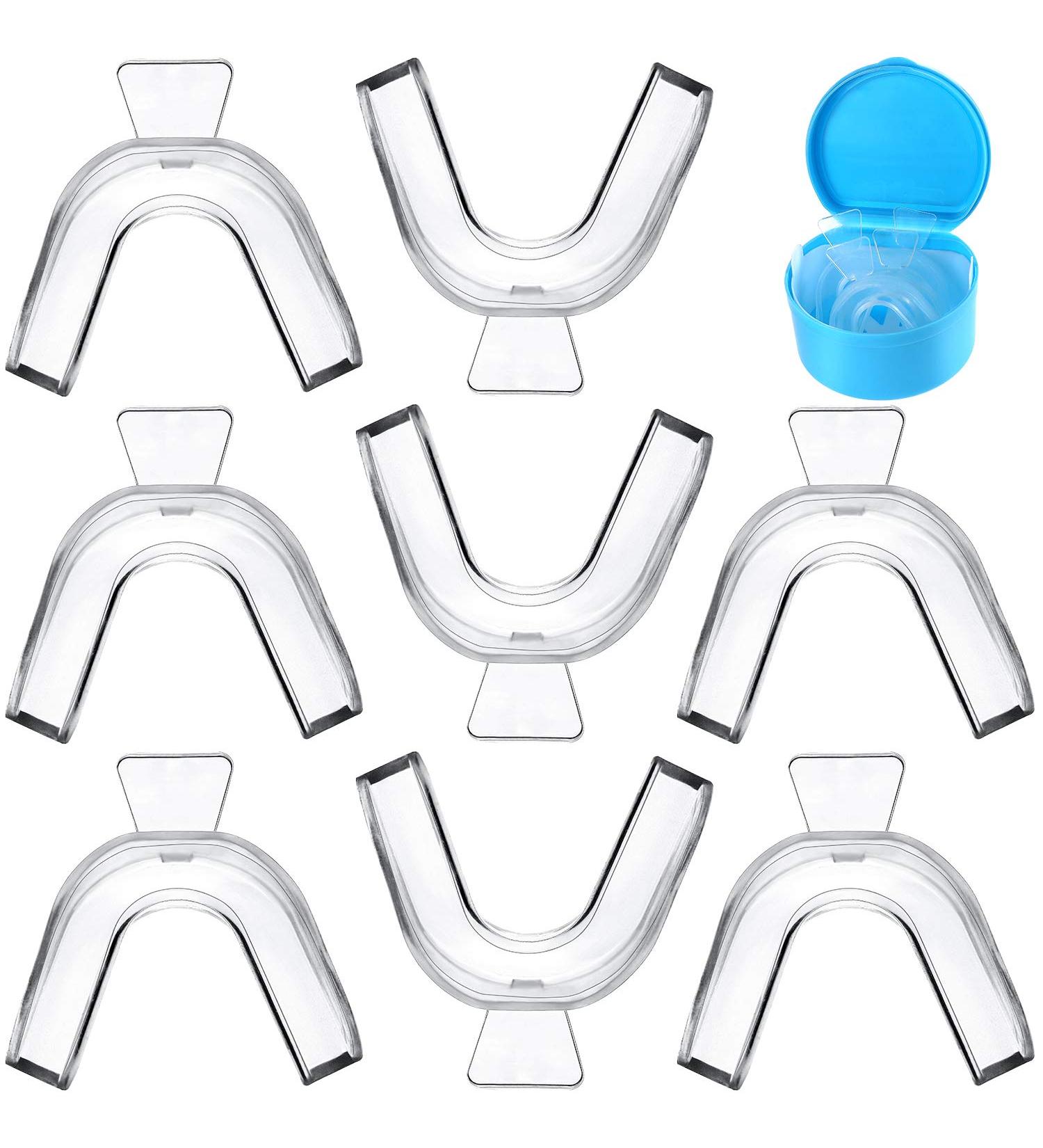 8-Piece Teeth Whitening Mouth Trays Kit for Dental Care - Moldable, Thermoforming Guards for Teeth Whitening, Bleaching, Grinding & Protection - Buy Online on GoSupps.com