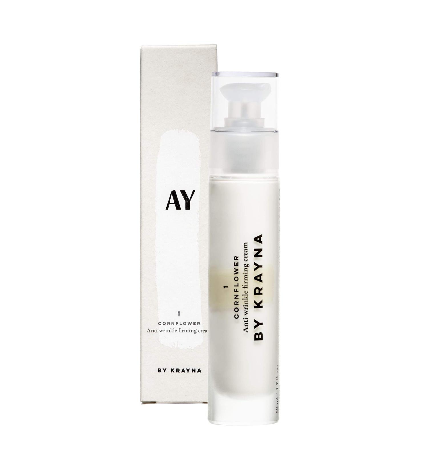 AY Cornflower Anti-Wrinkle Firming Cream - Moisturizing Restorative & Brightening Skin Care for Men & Women | Vegan & Cruelty Free | 50ml - Buy Online on GoSupps.com