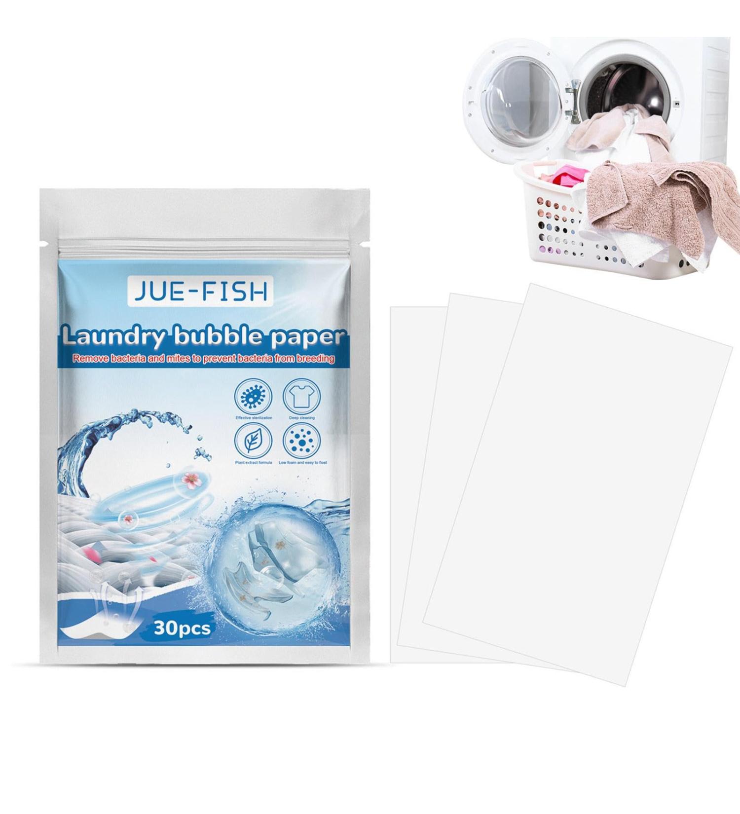 Laundry Detergent Sheets Natural Fresh Scent Washer Sheet Natural Laundry Strips Portable Efficient Laundry Detergent for Home Use Skoulazeo - Buy Online on GoSupps.com