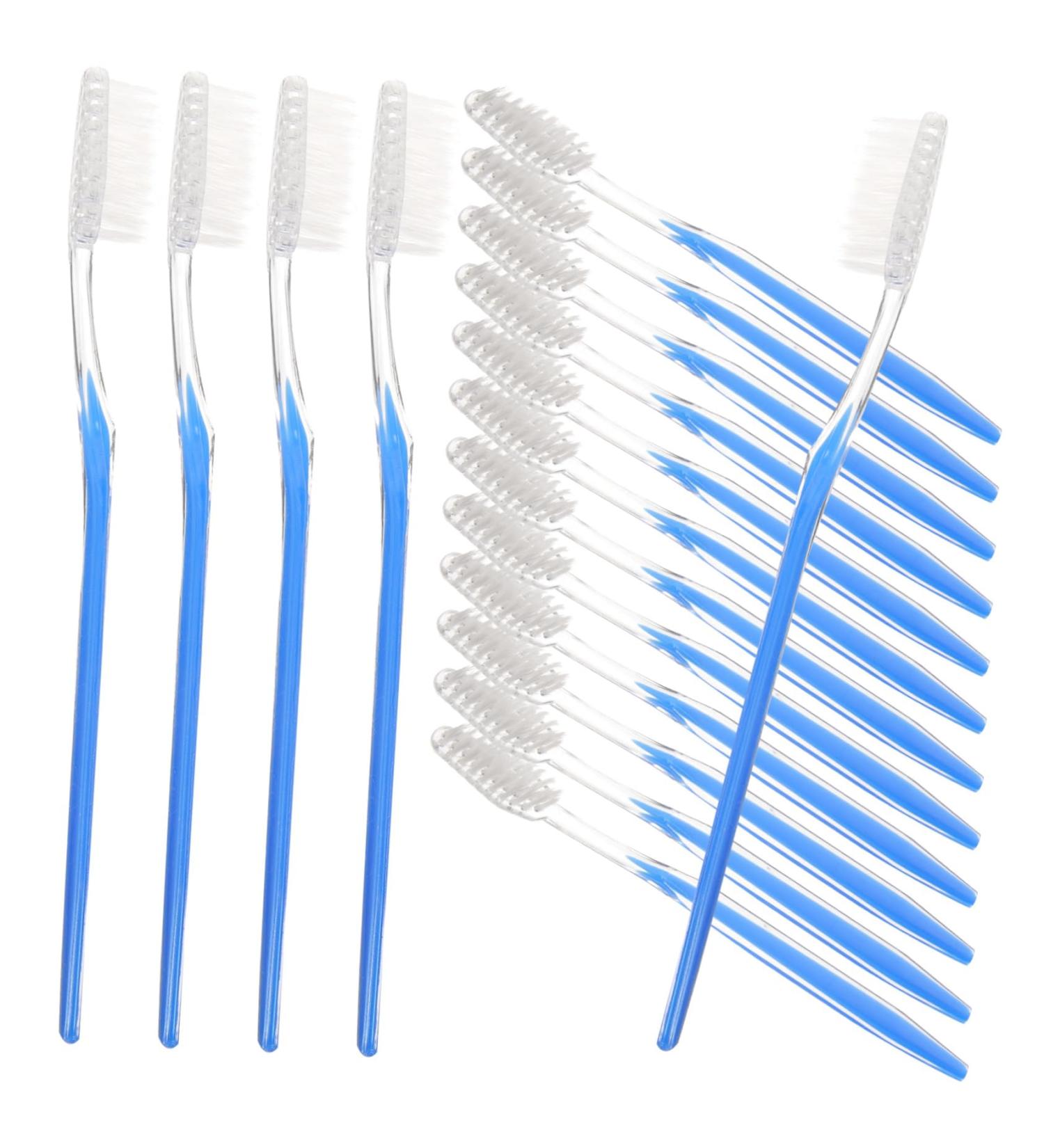 Okumeyr 50-Pack Disposable Travel Toothbrushes - Soft Bristle Wear-Resistant Perfect for Daily Use & Travel Kits - Buy Online on GoSupps.com